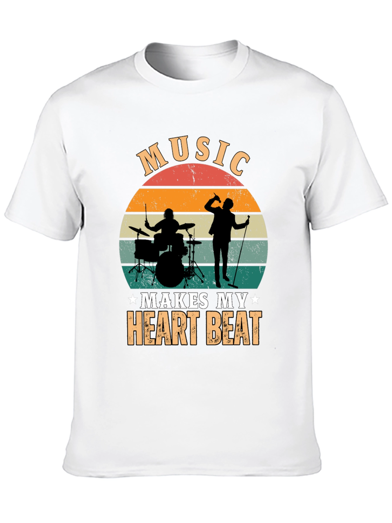 Music Makes My Heart Beat T-Shirt