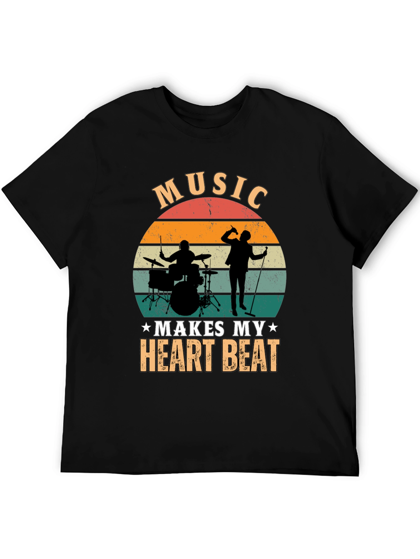 Music Makes My Heart Beat T-Shirt
