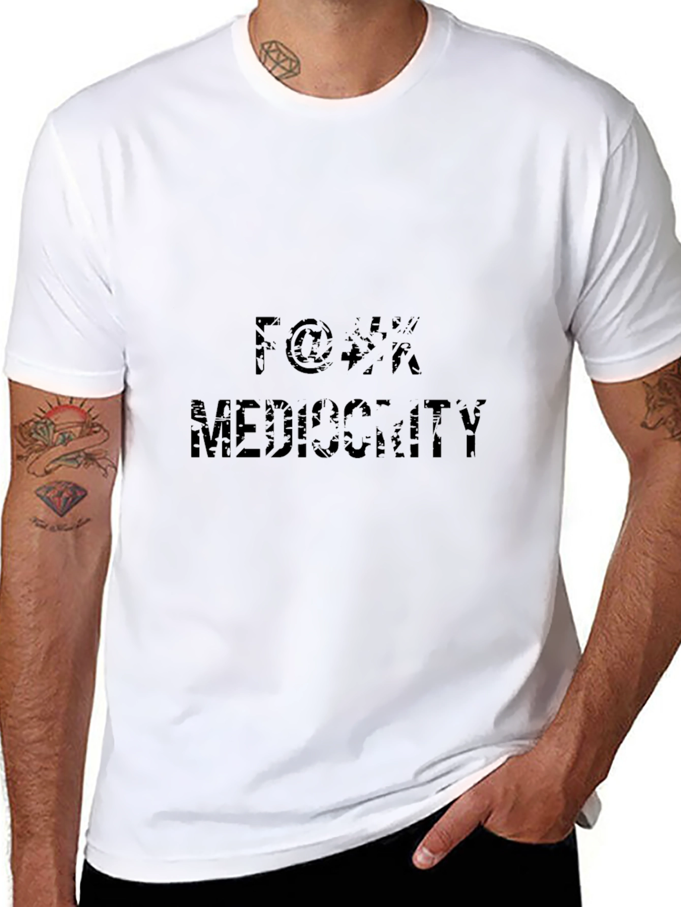 F@&* Mediocrity T-Shirt - Bold Graphic Tee
