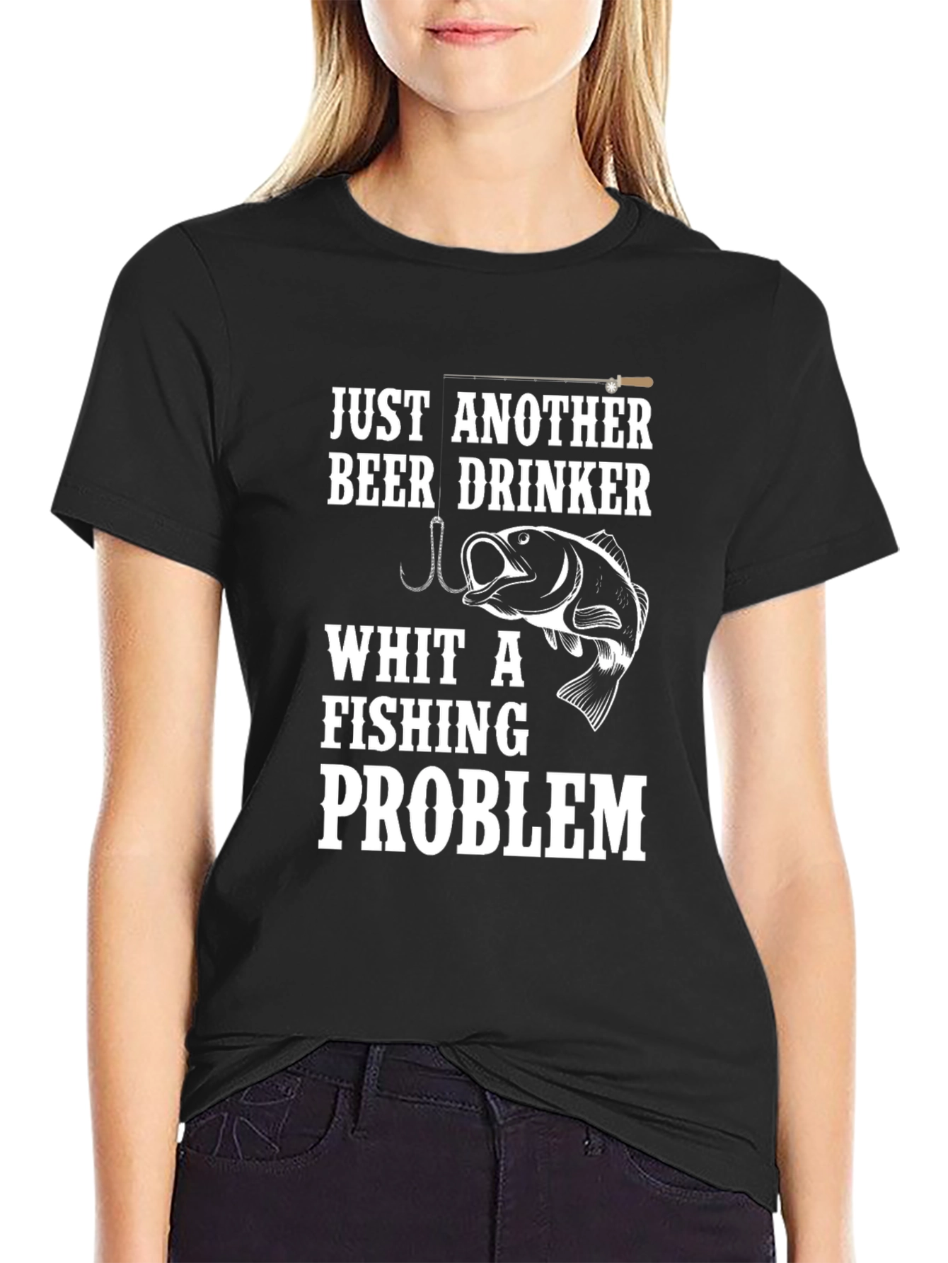 Just Another Beer Drinker Fishing Problem T-Shirt