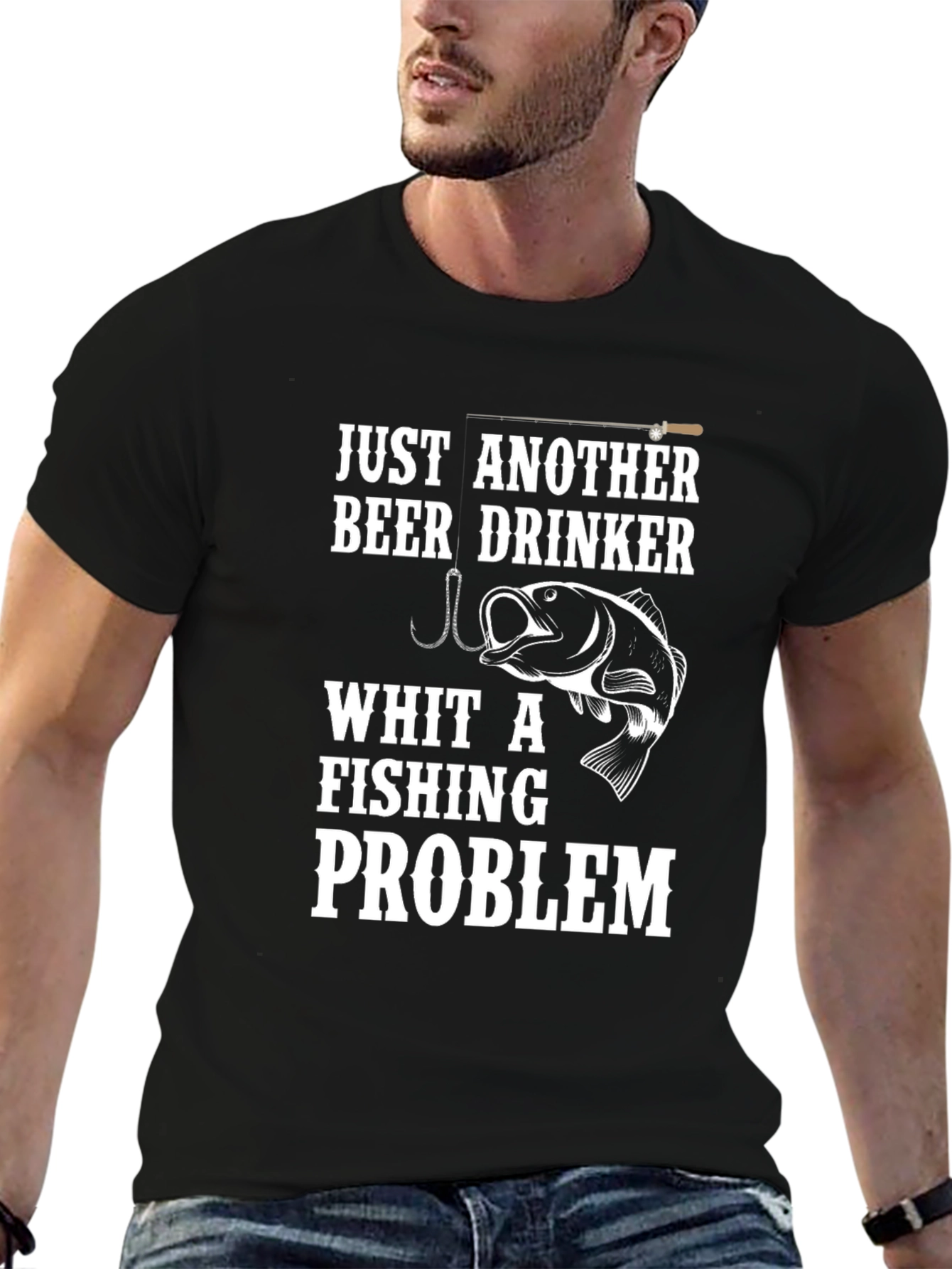 Just Another Beer Drinker Fishing Problem T-Shirt