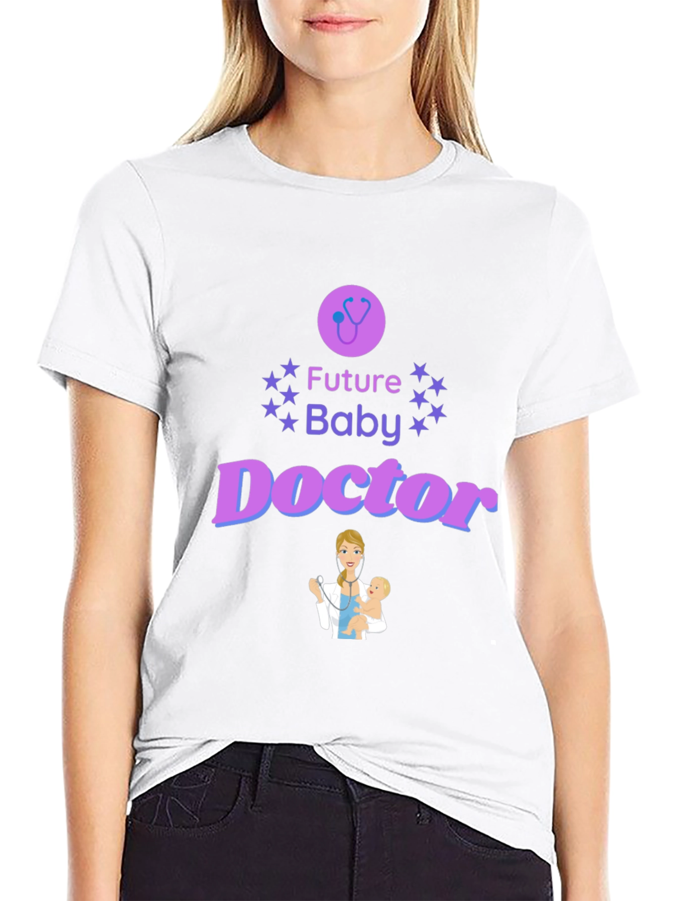 Future Baby Doctor T-Shirt - Cute Medical Tee