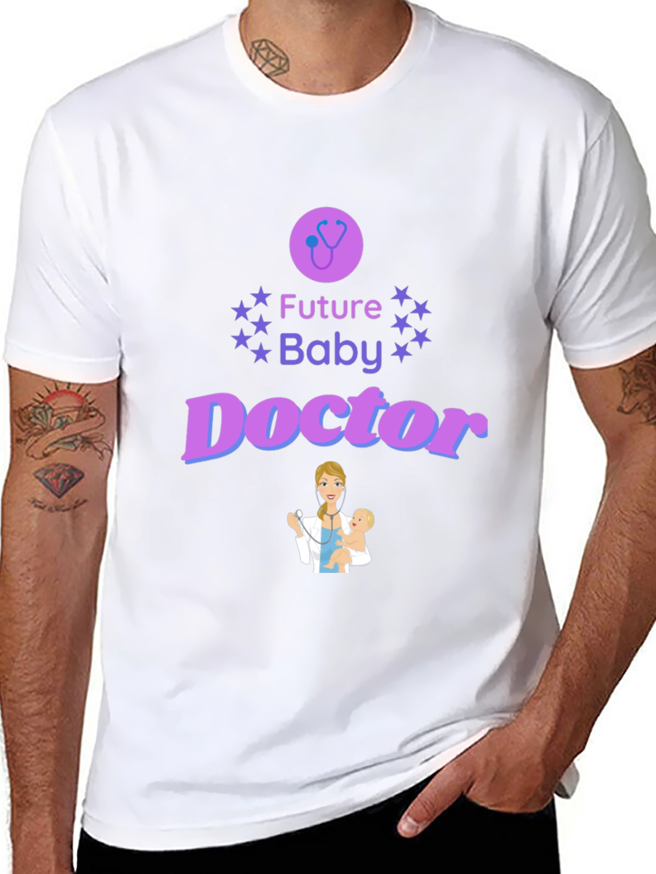Future Baby Doctor T-Shirt - Cute Medical Tee