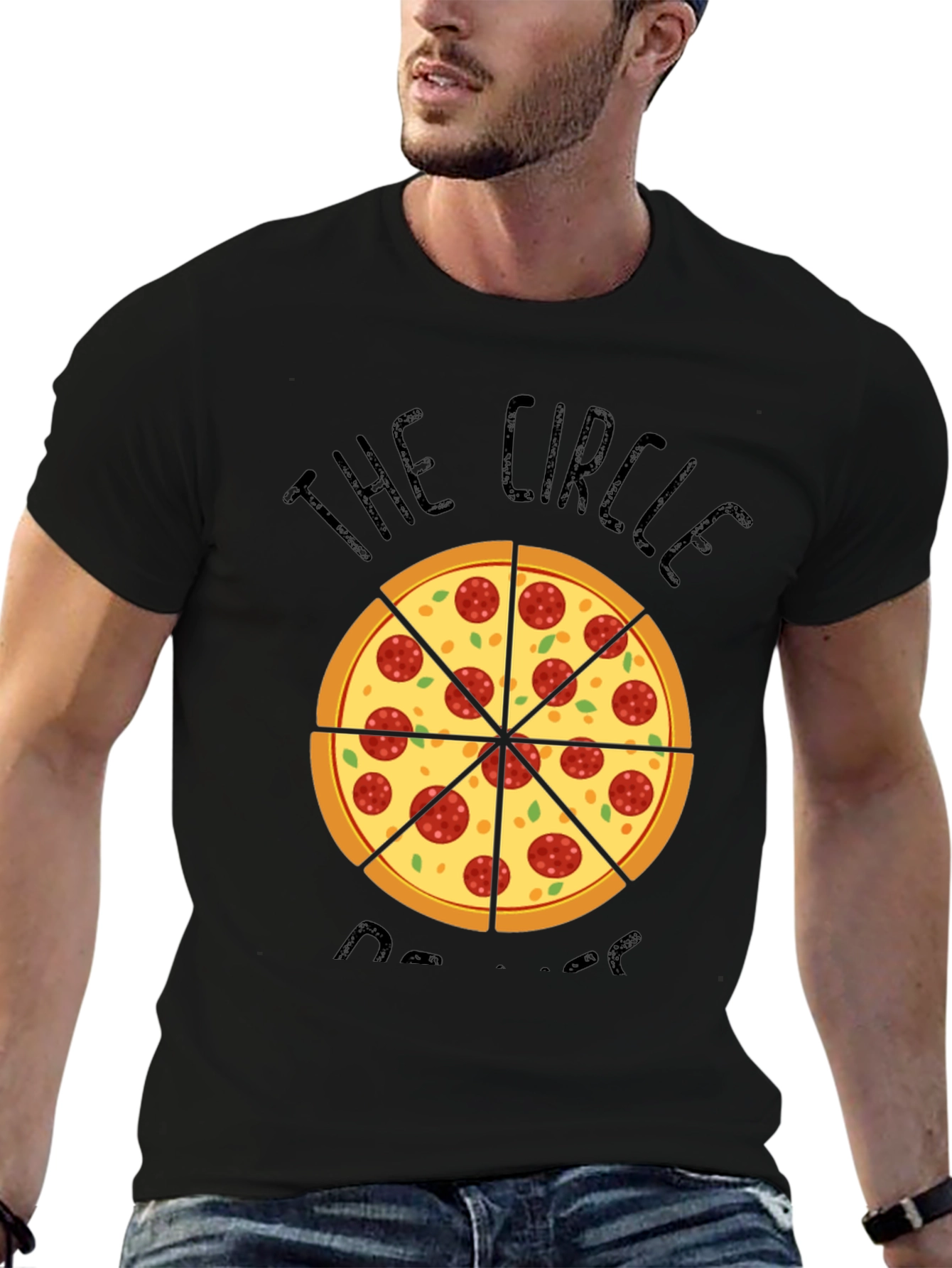 The Circle of Pizza Funny T-Shirt