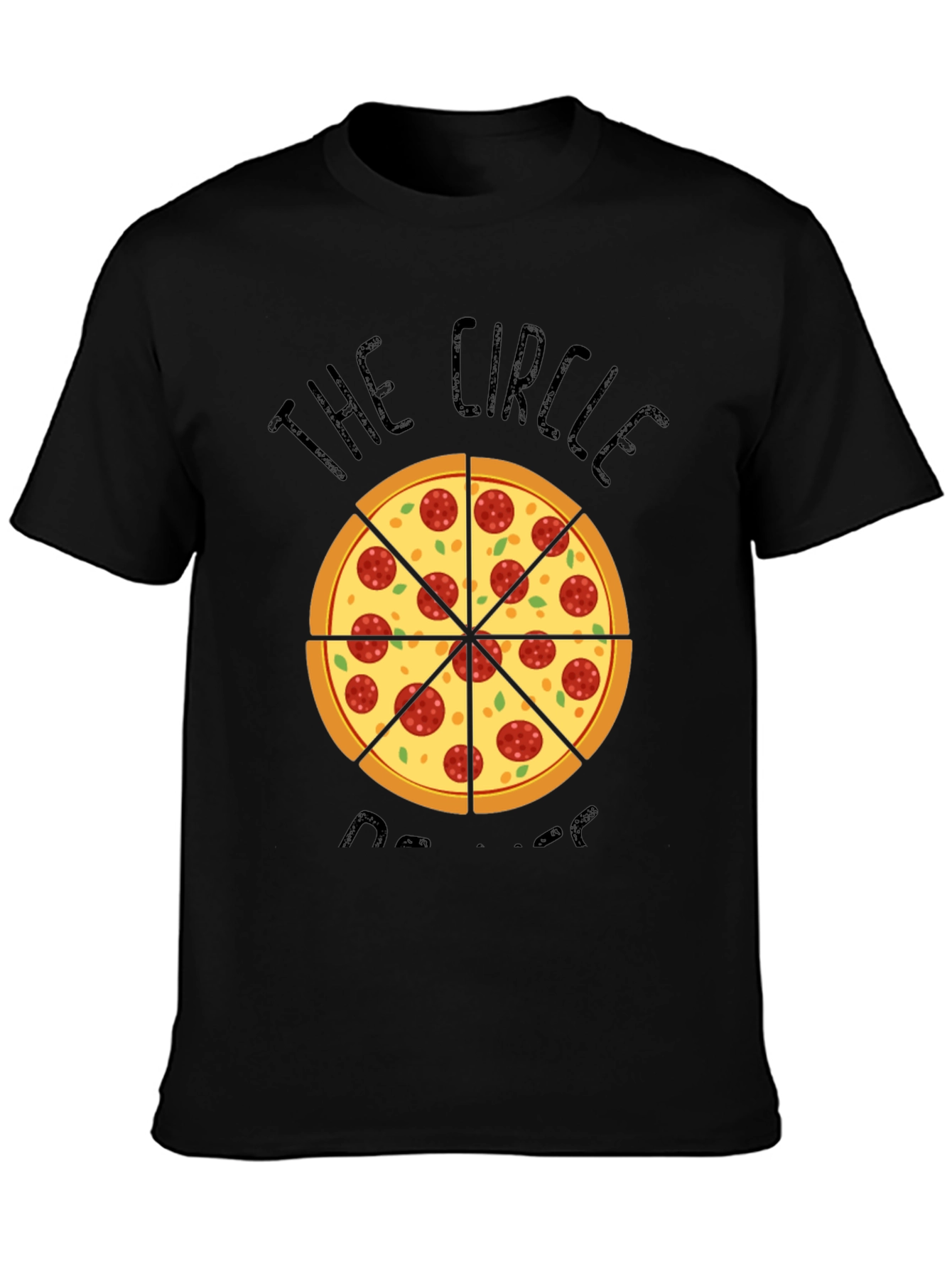 The Circle of Pizza Funny T-Shirt