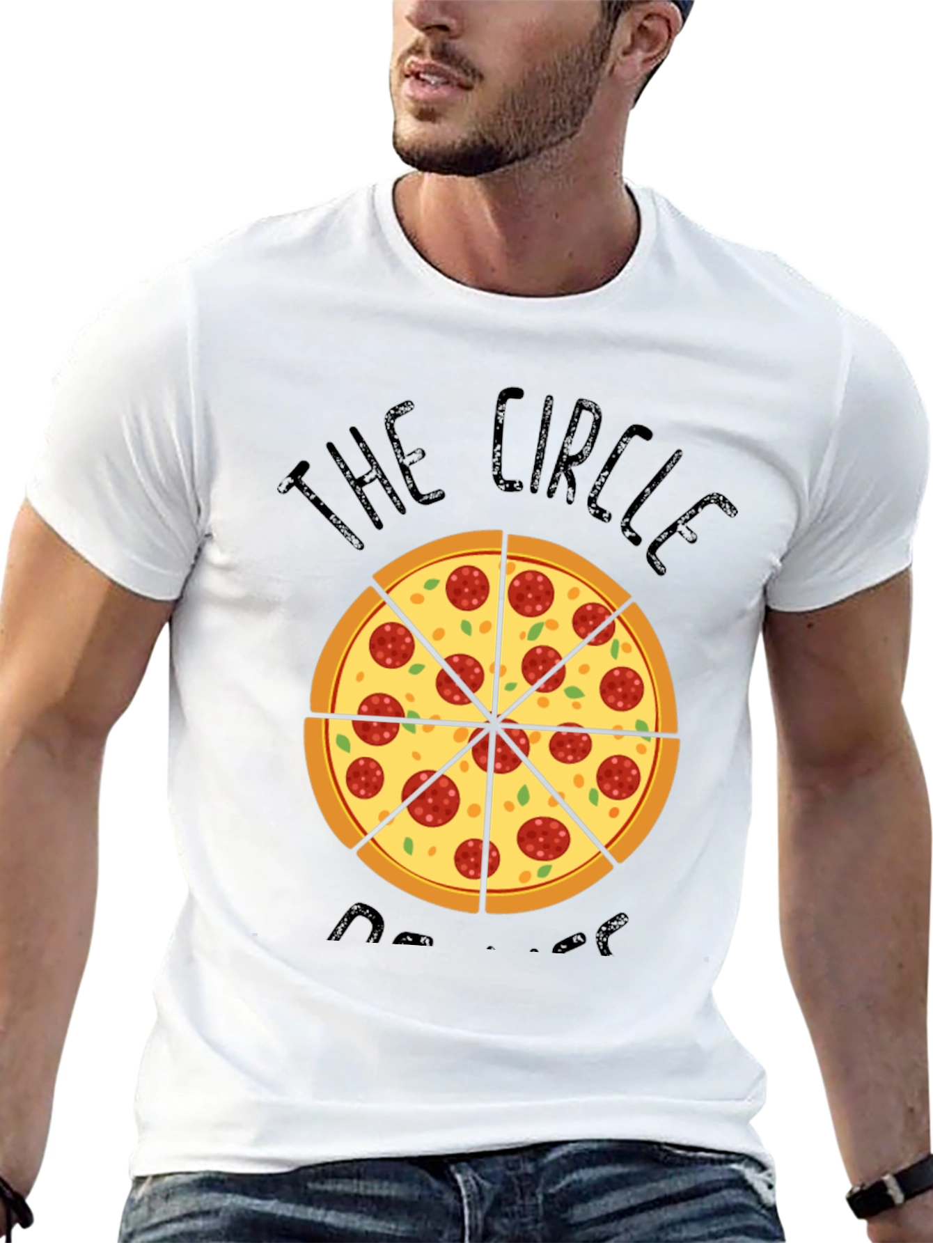 The Circle of Pizza Funny T-Shirt