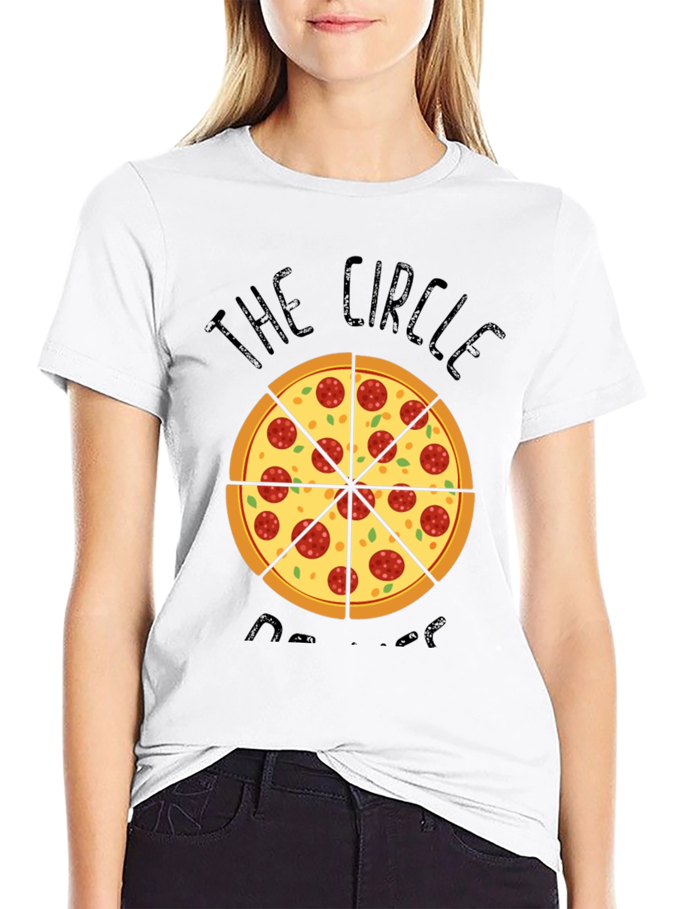 The Circle of Pizza Funny T-Shirt