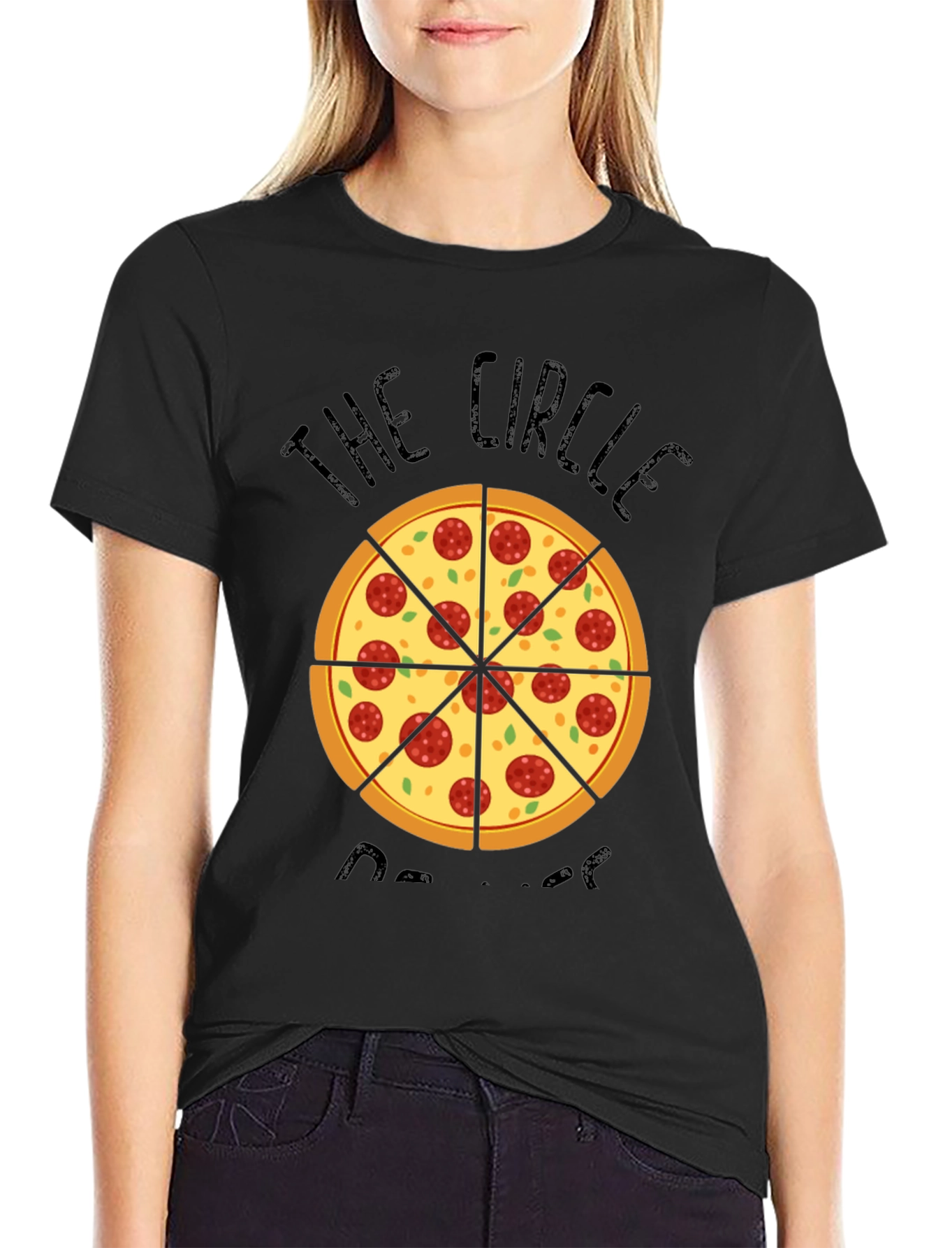 The Circle of Pizza Funny T-Shirt