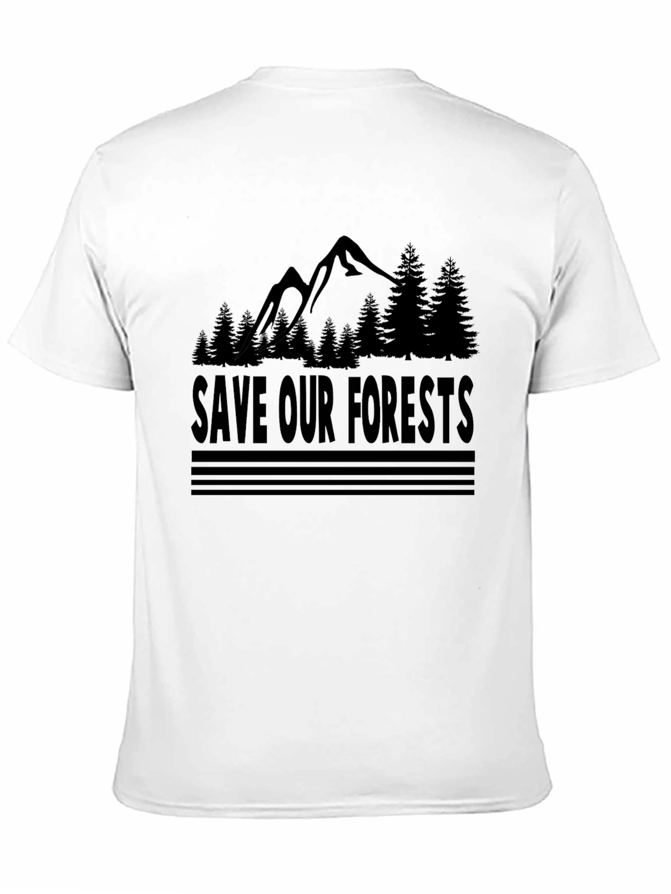 Save Our Forests Graphic Tee - Black