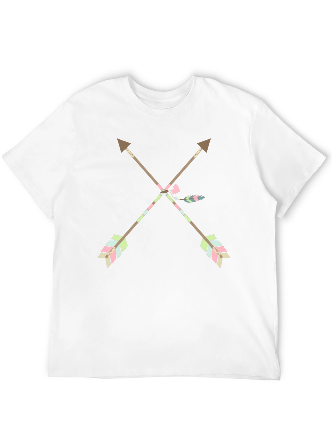 Crossed Arrows Graphic Tee - Trendy Casual Wear
