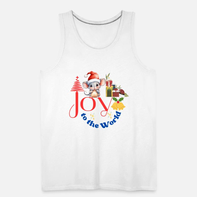 Joy to the World Christmas combination art white