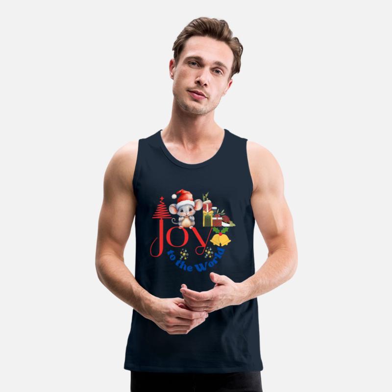Joy to the World Christmas combination art white