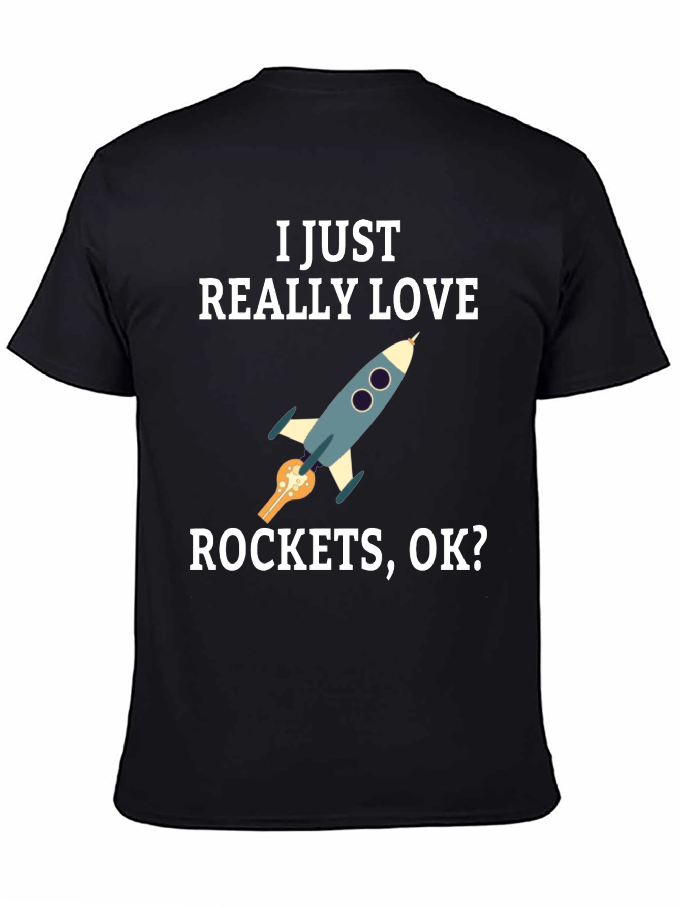 I Love Rockets Graphic T-Shirt