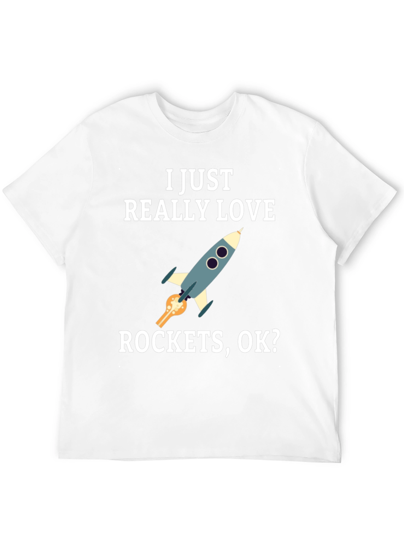 I Love Rockets Graphic T-Shirt