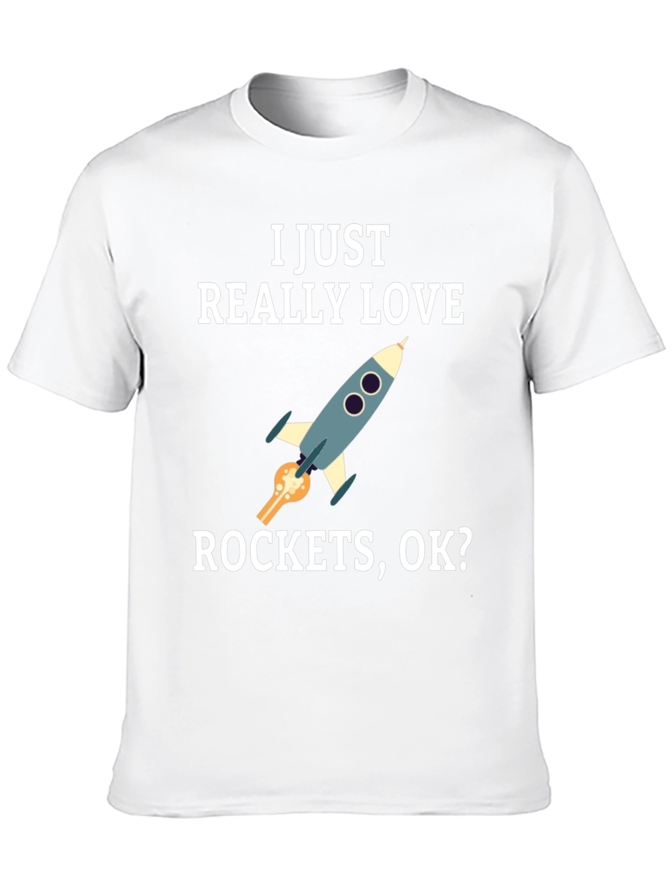 I Love Rockets Graphic T-Shirt