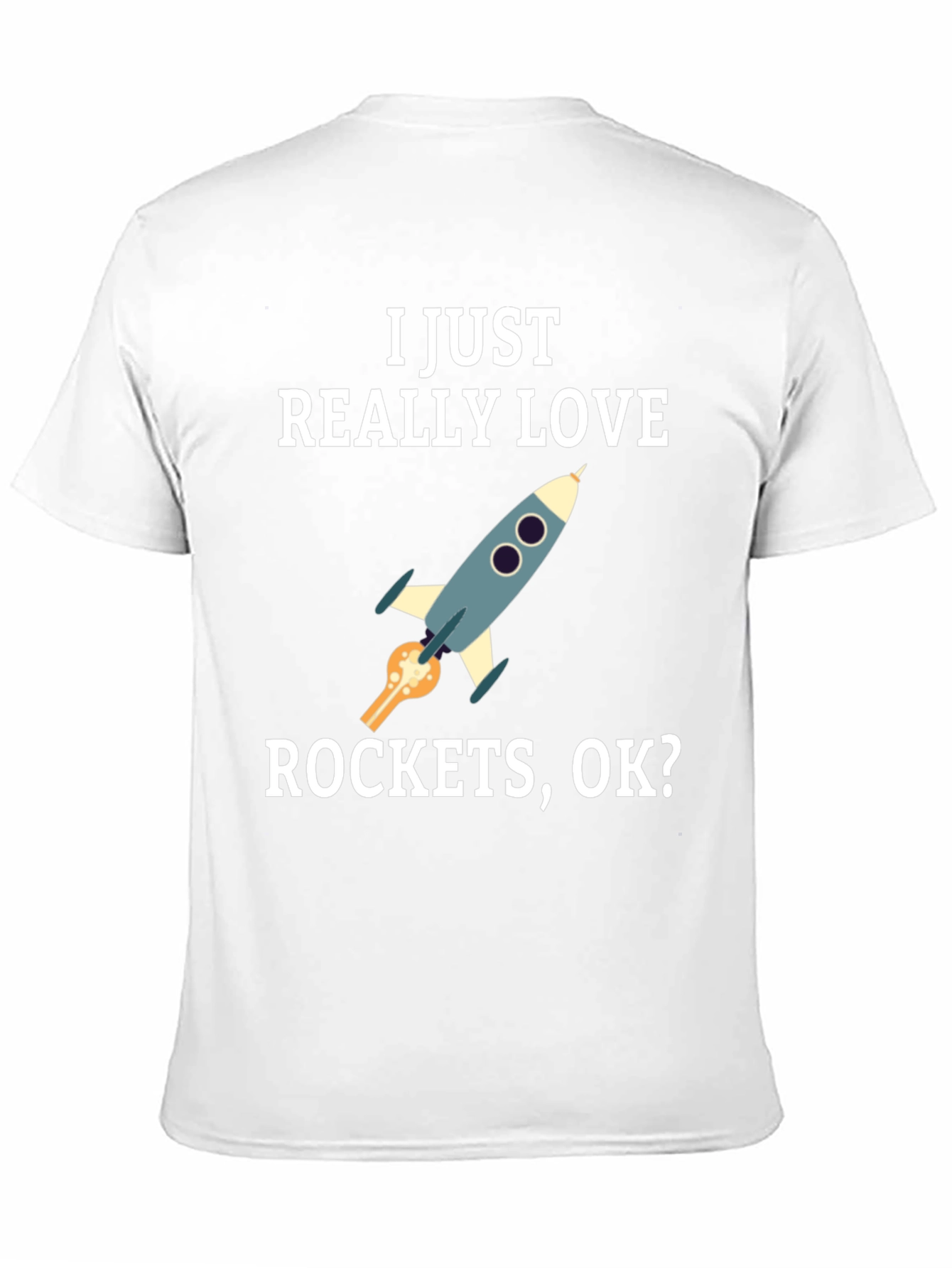 I Love Rockets Graphic T-Shirt