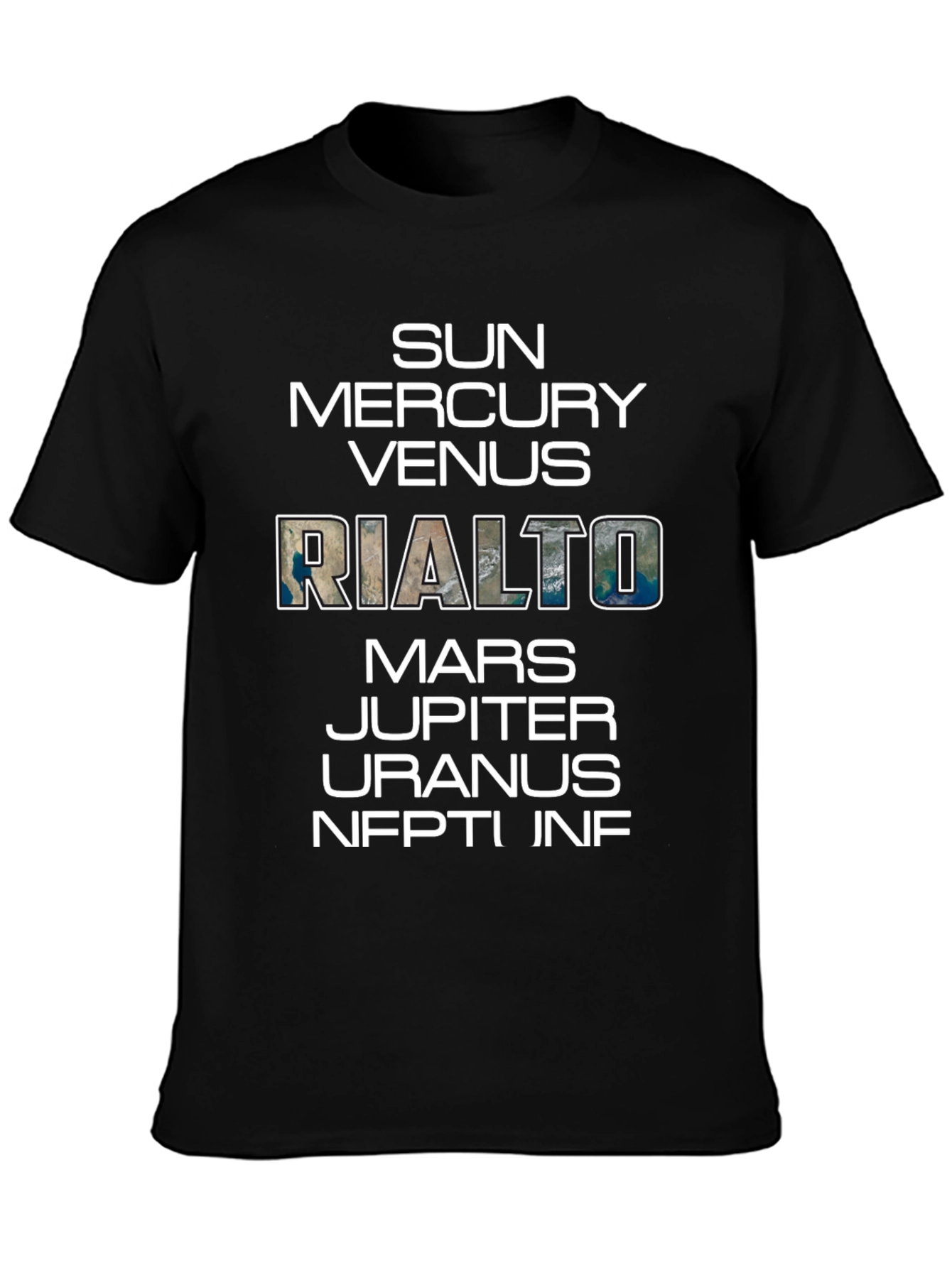 Solar System Planet T-Shirt - Rialto Design