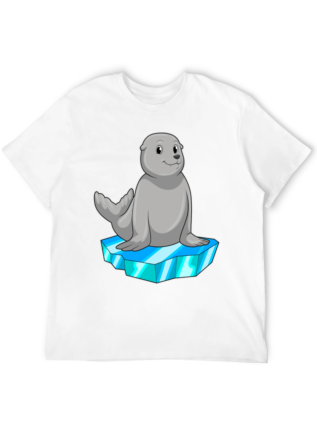 Seal on Iceberg Graphic Tee - Black