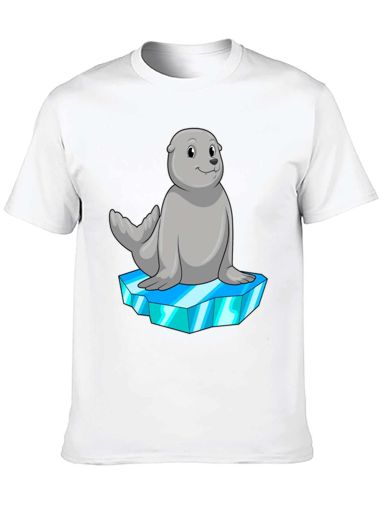 Seal on Iceberg Graphic Tee - Black