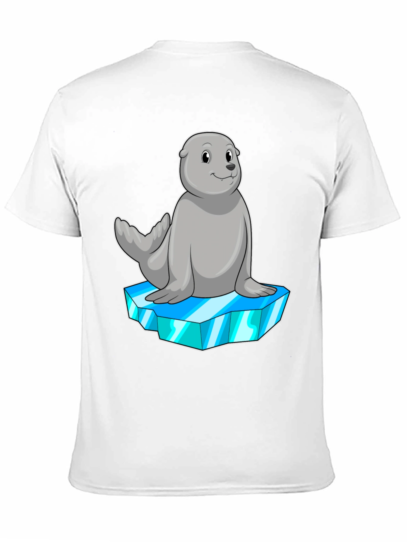 Seal on Iceberg Graphic Tee - Black