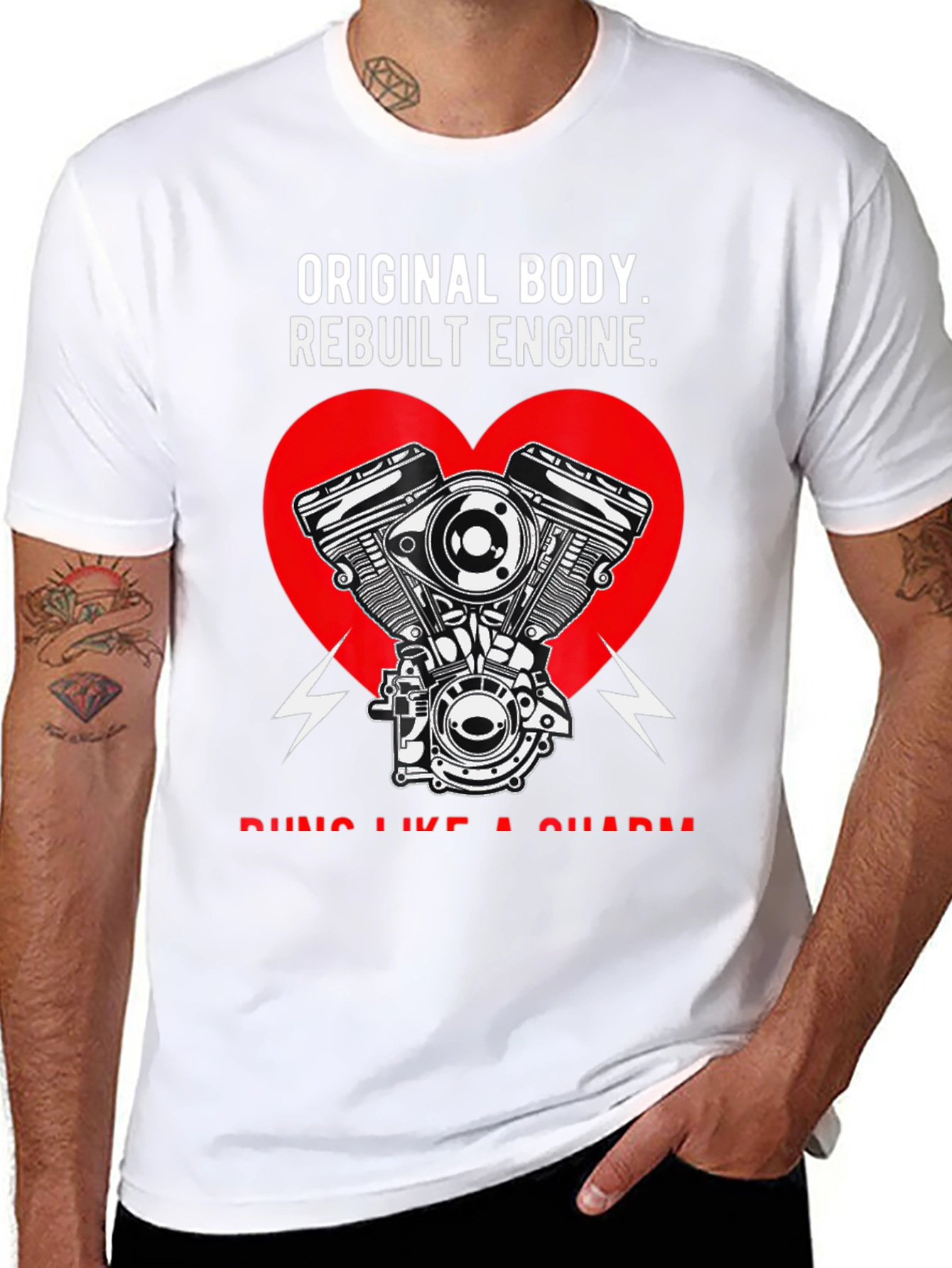 Original Body Rebuilt Engine Mens Tee
