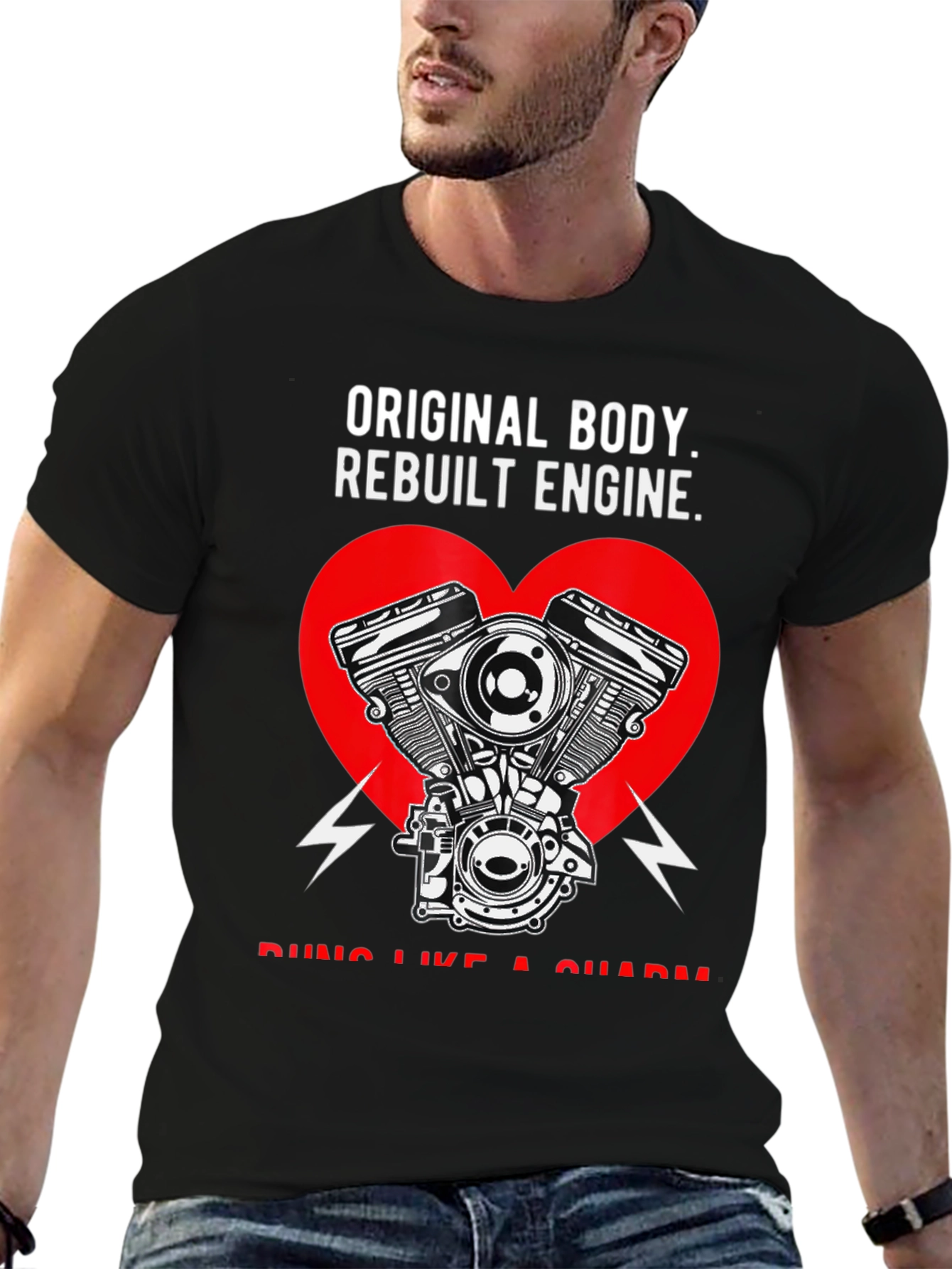 Original Body Rebuilt Engine Mens Tee