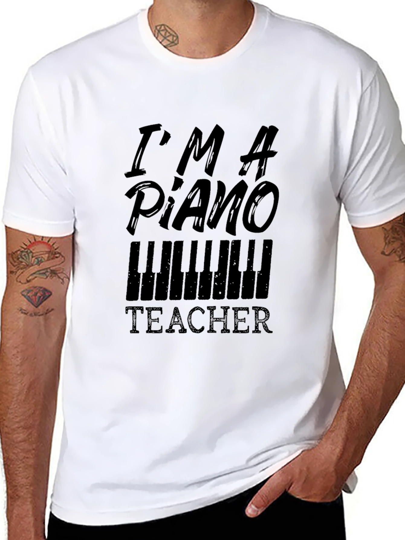 Piano Teacher T-Shirt - Music Lover Tee