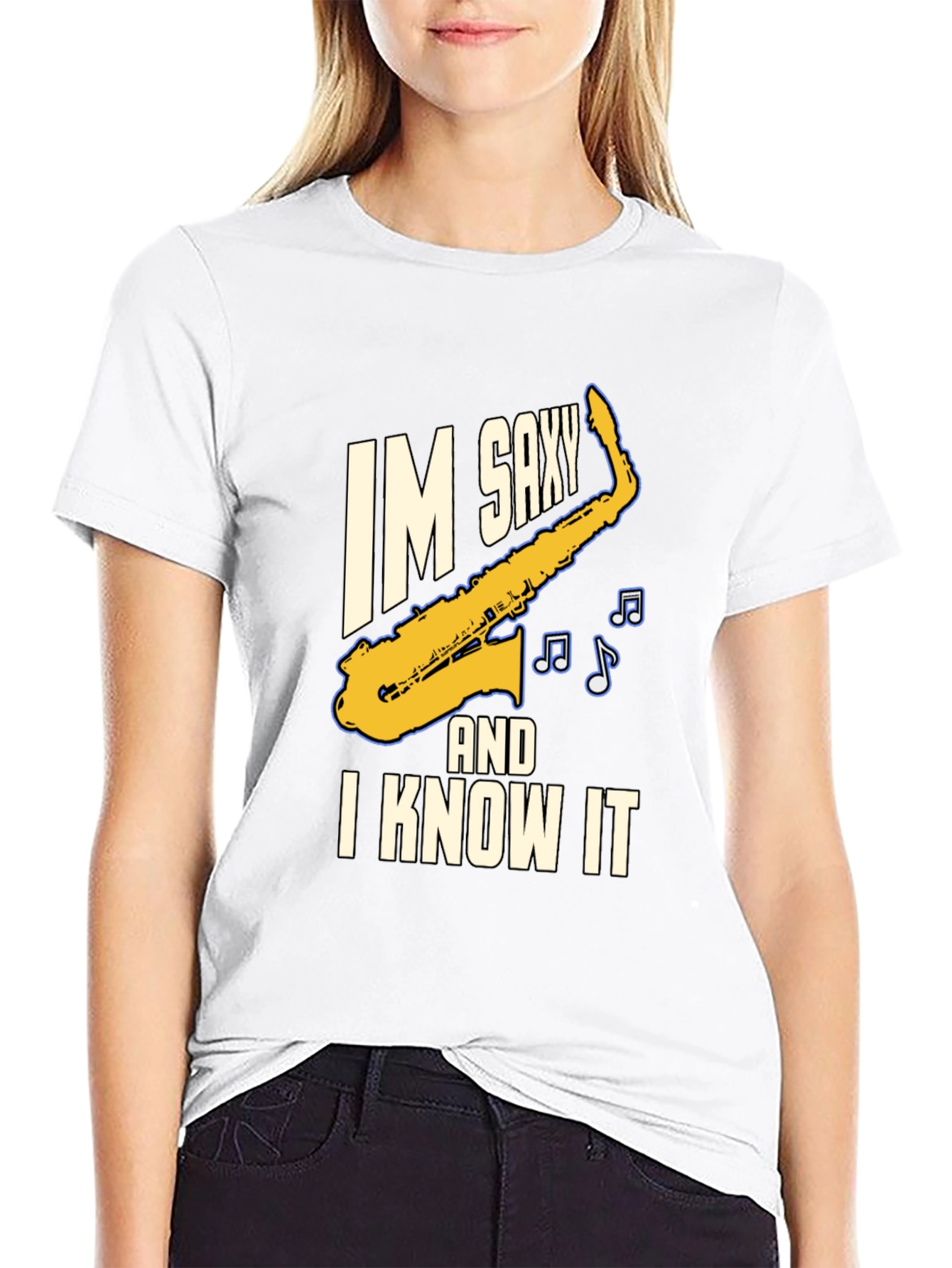 Im Saxy and I Know It Saxophone T-Shirt