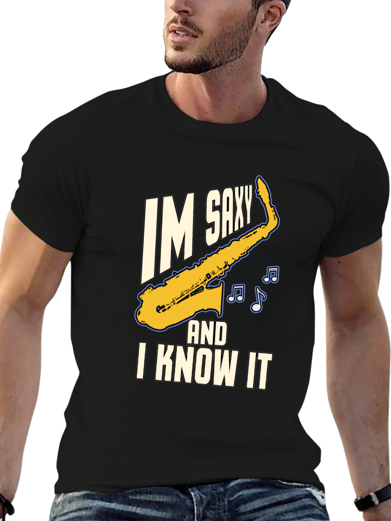 Im Saxy and I Know It Saxophone T-Shirt