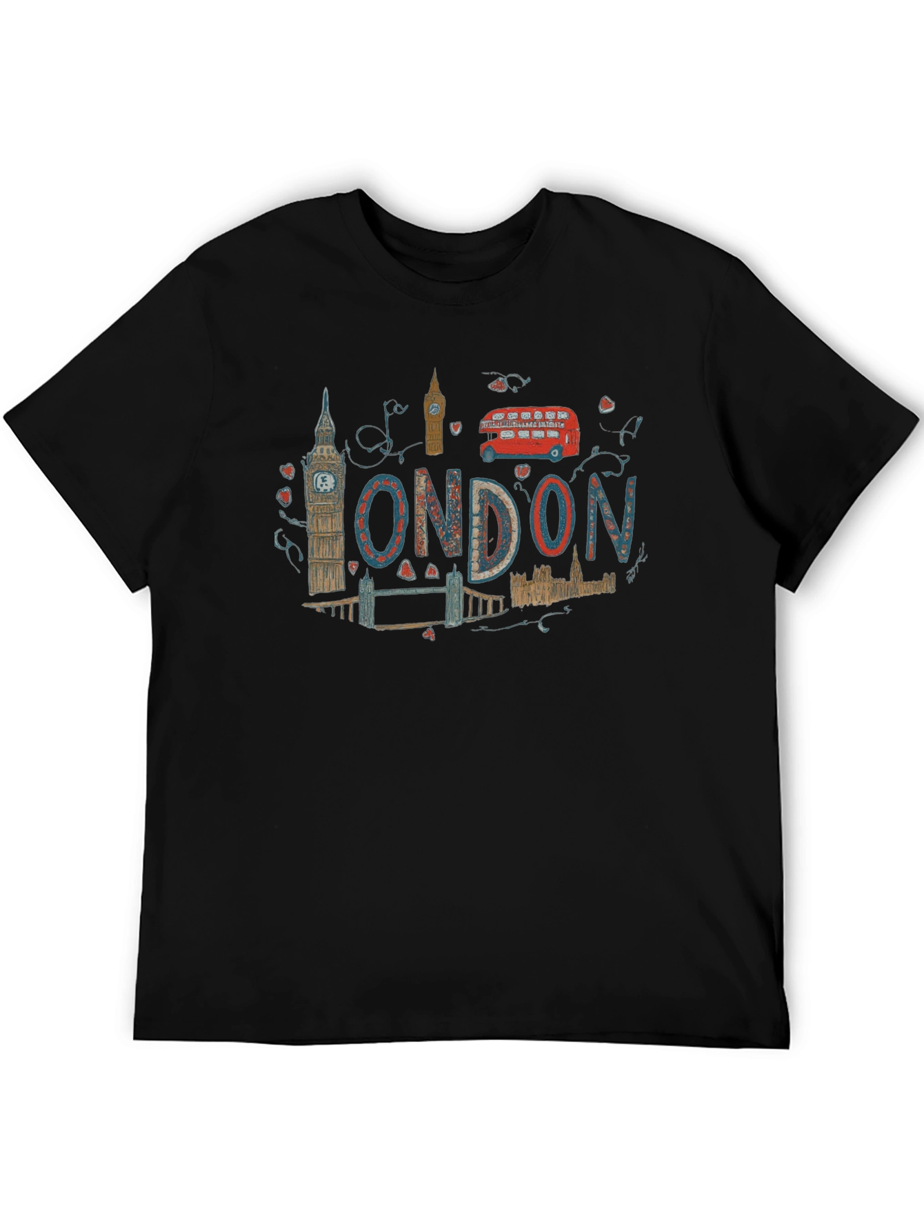 London Landmarks Graphic T-Shirt