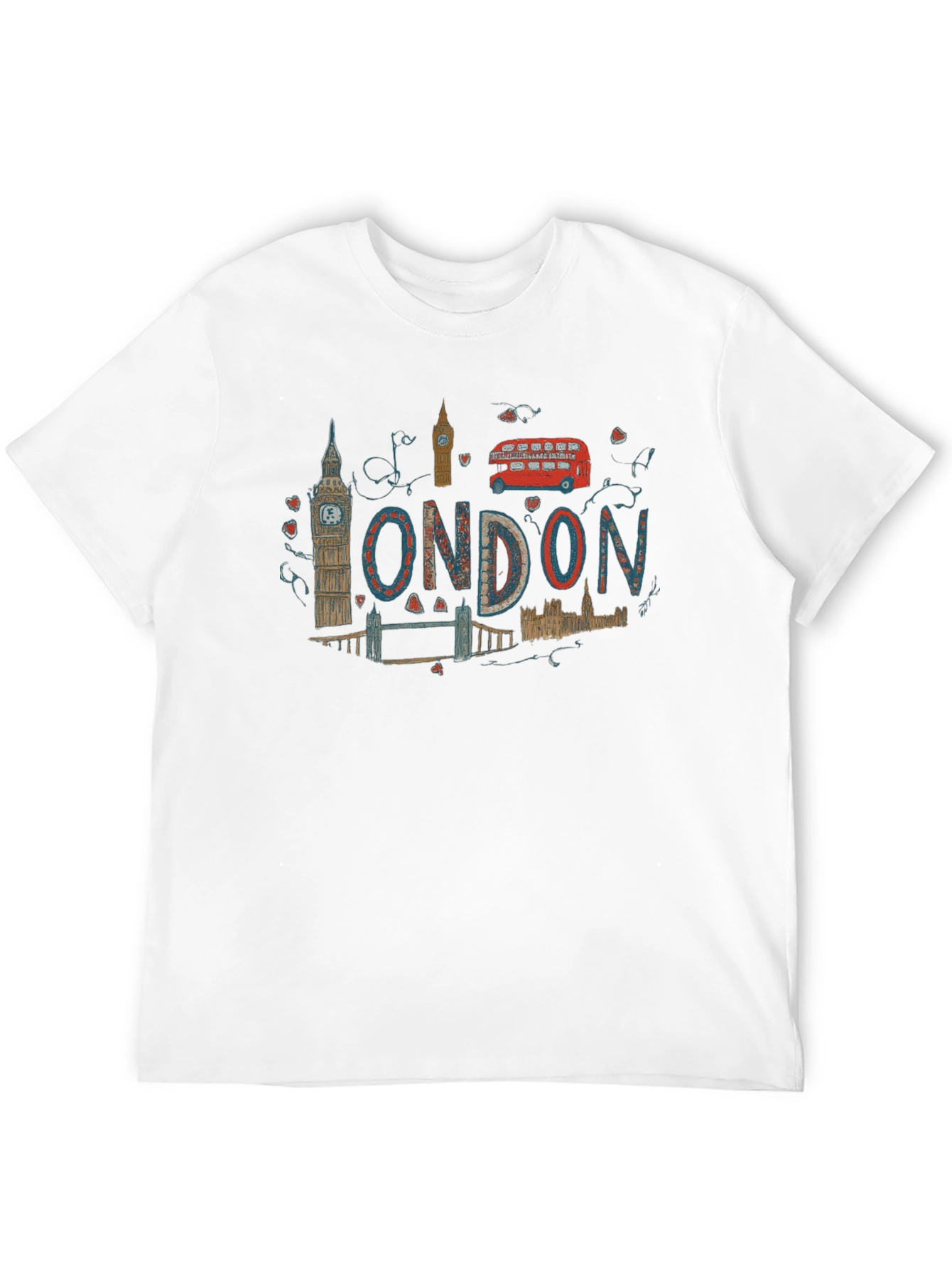 London Landmarks Graphic T-Shirt