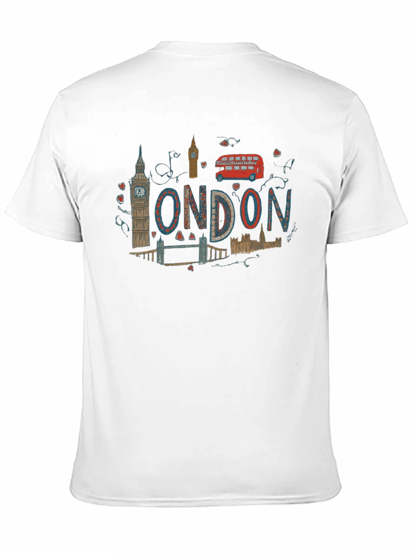 London Landmarks Graphic T-Shirt