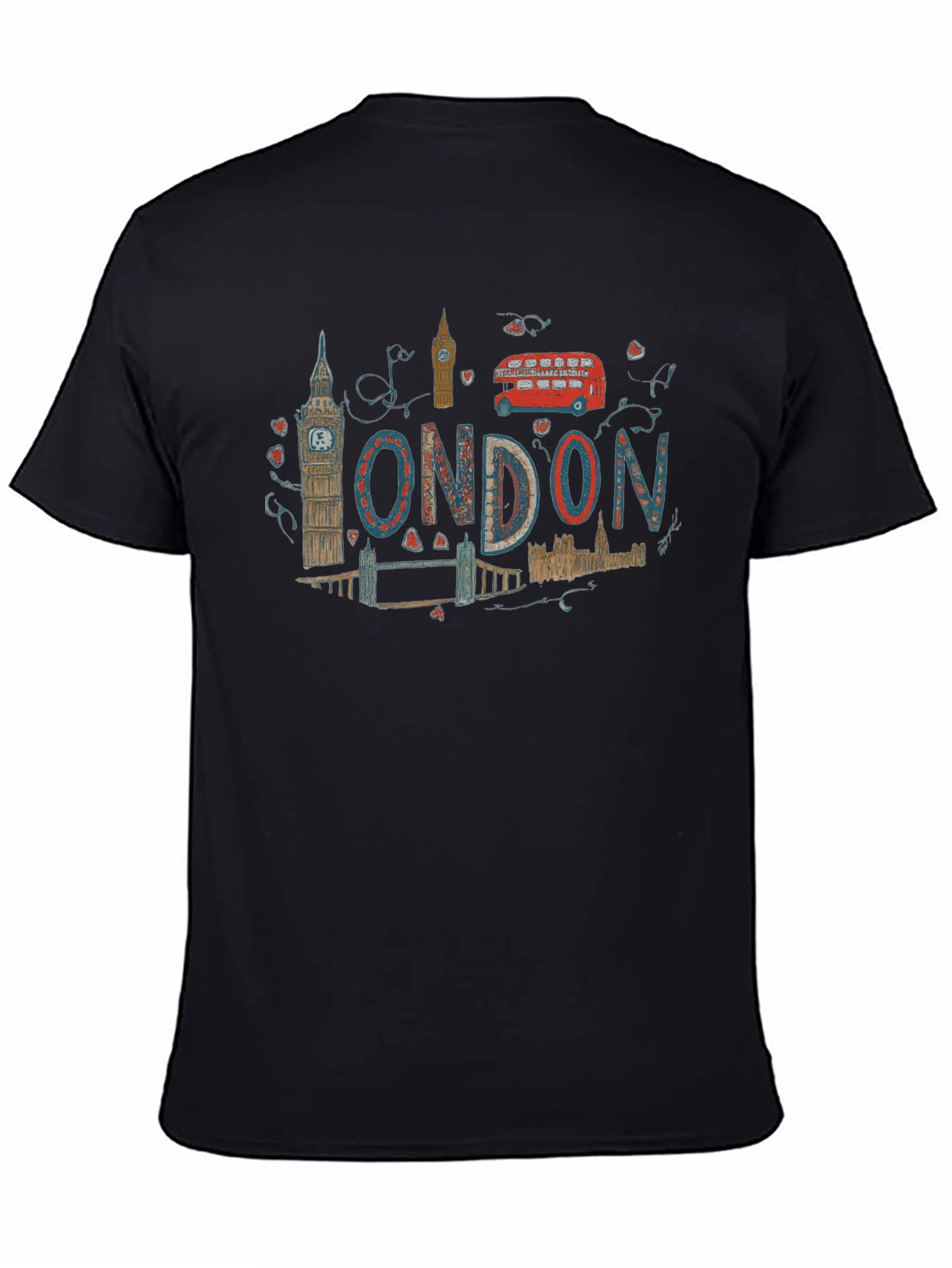London Landmarks Graphic T-Shirt