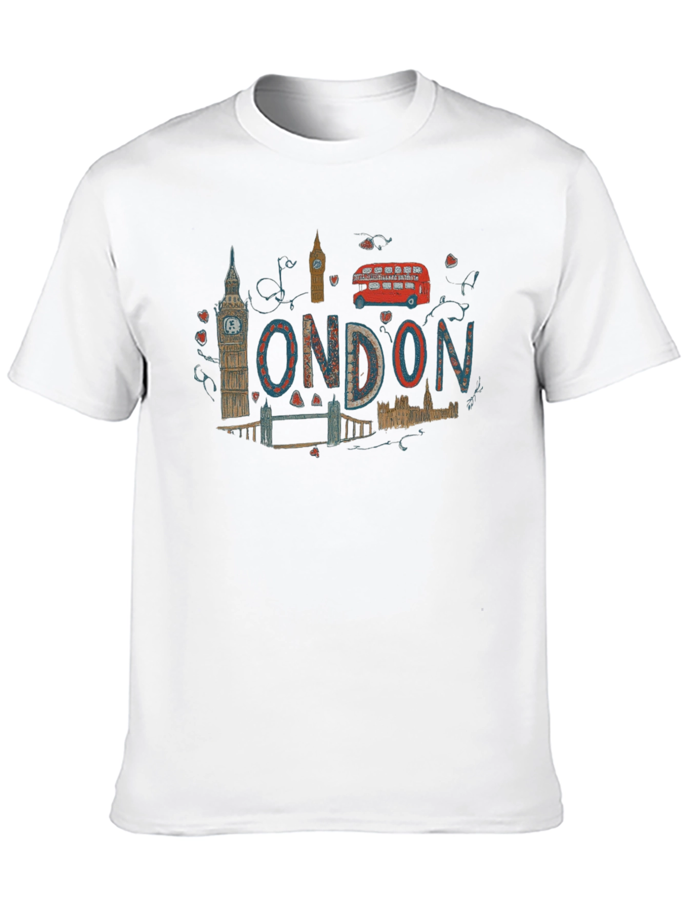 London Landmarks Graphic T-Shirt