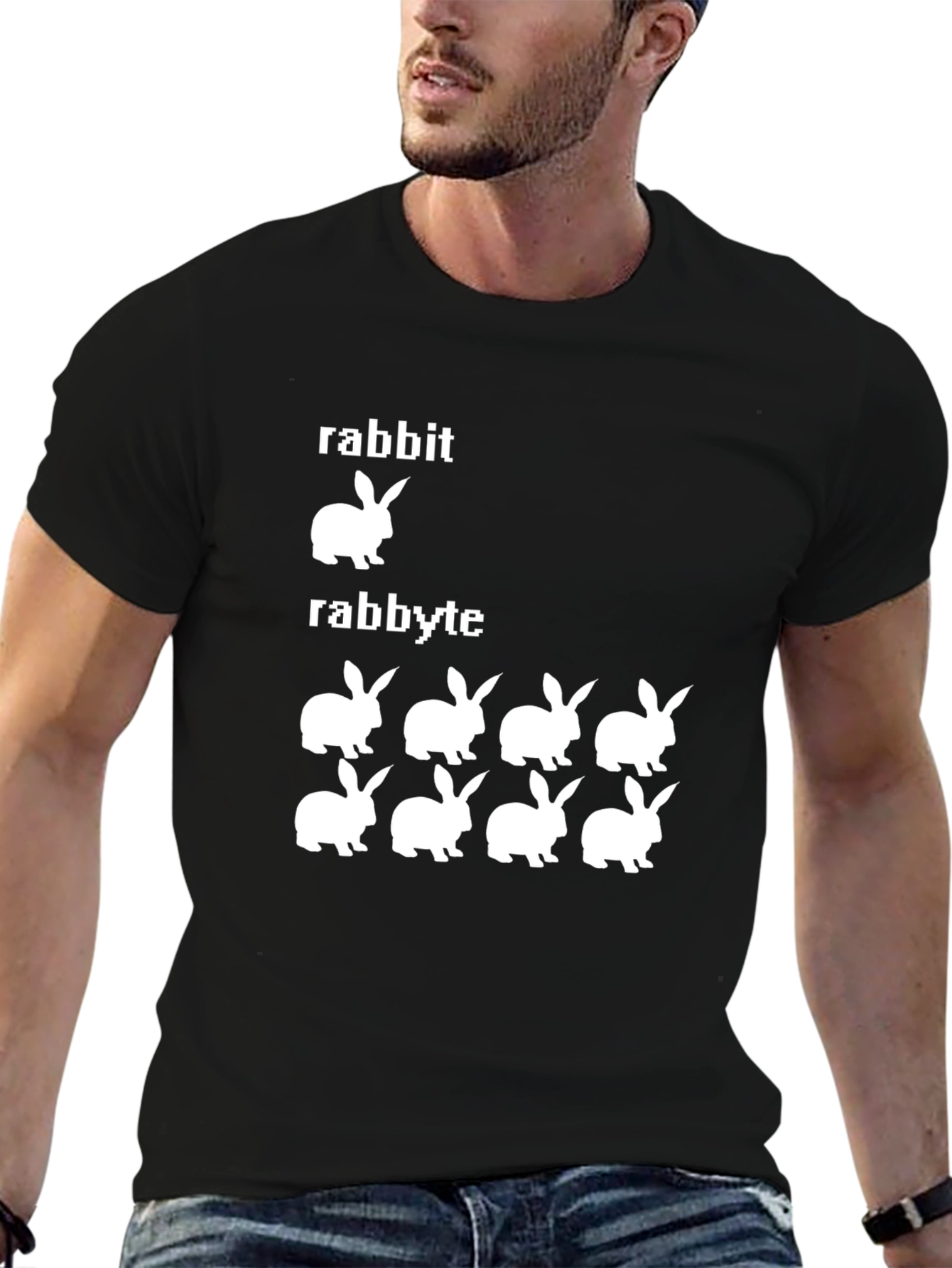 Rabbit/Rabbyte T-Shirt - Geeky Humor