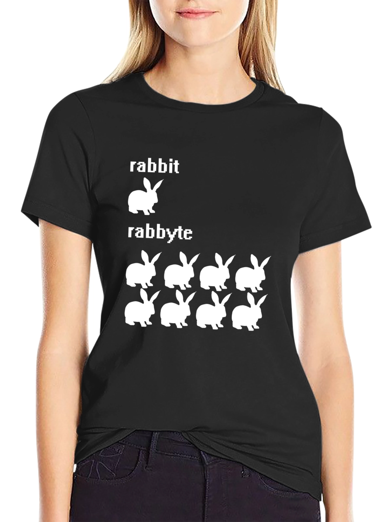 Rabbit/Rabbyte T-Shirt - Geeky Humor