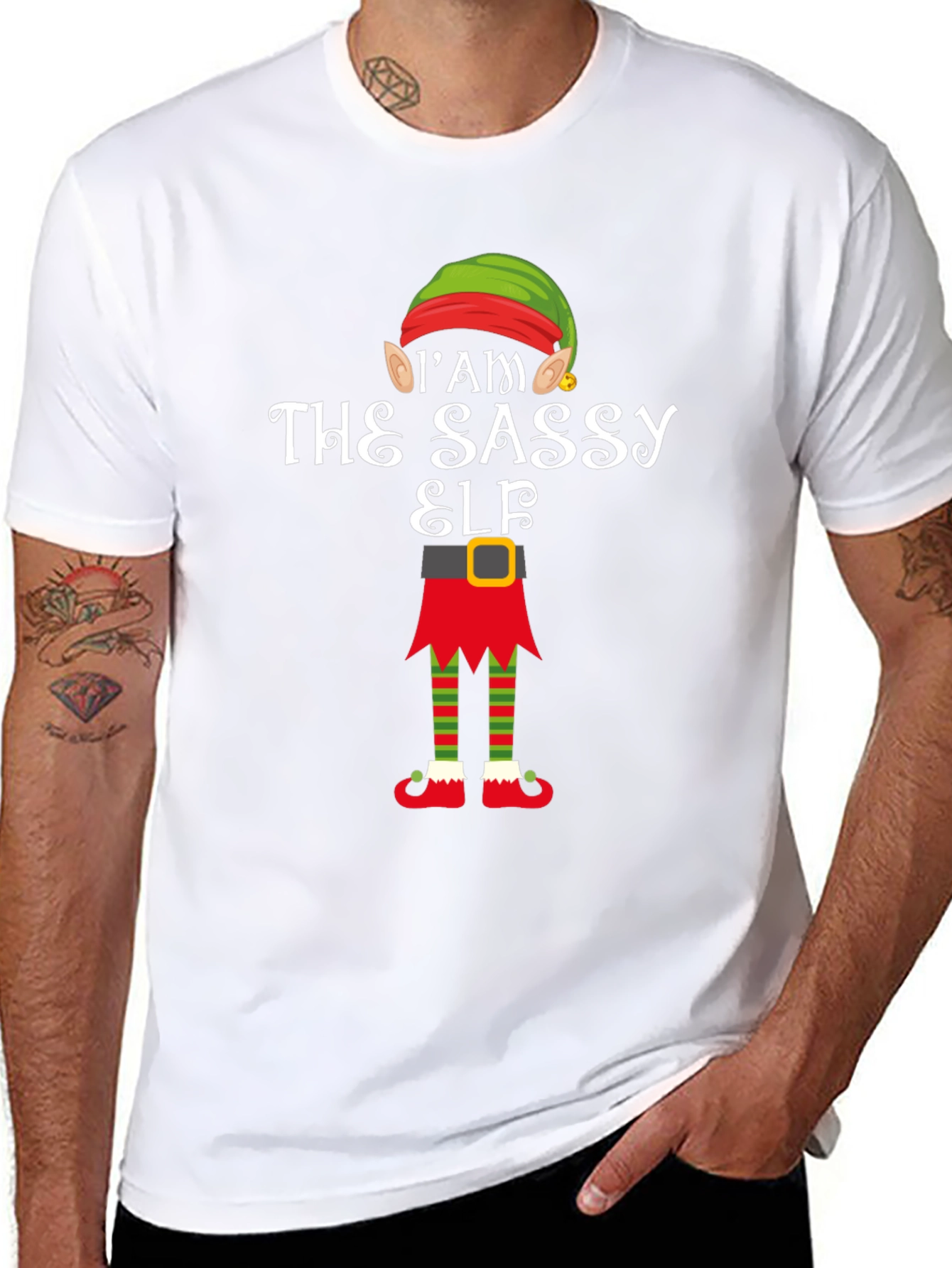 Sassy Elf Christmas T-Shirt