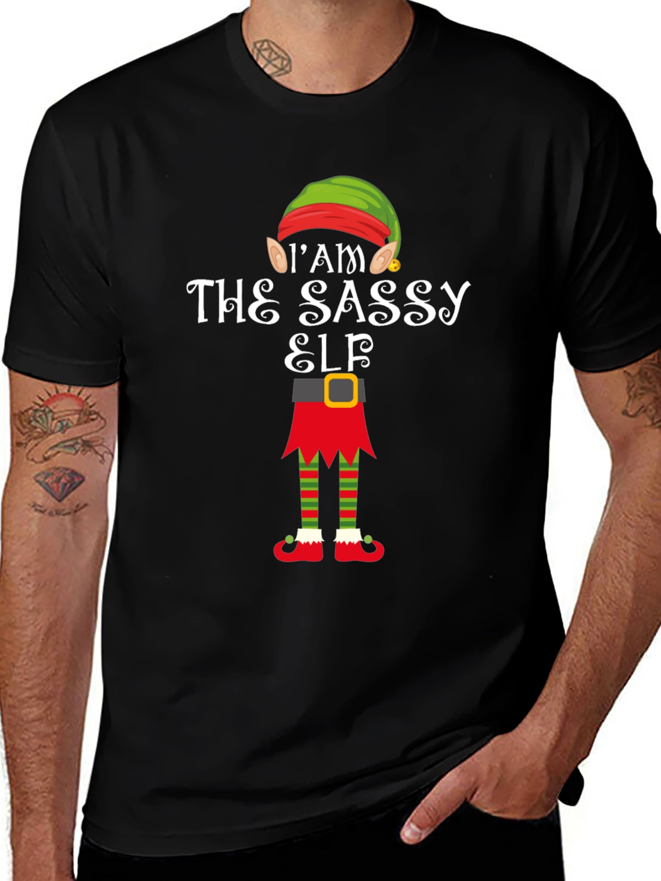 Sassy Elf Christmas T-Shirt