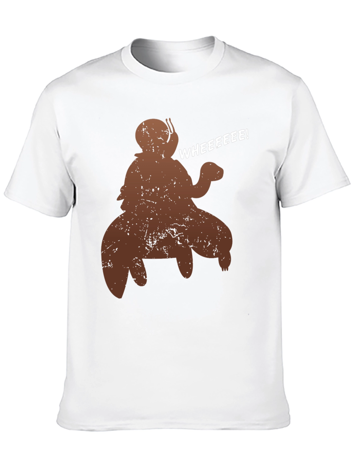 Funny Snail Riding Turtle T-Shirt