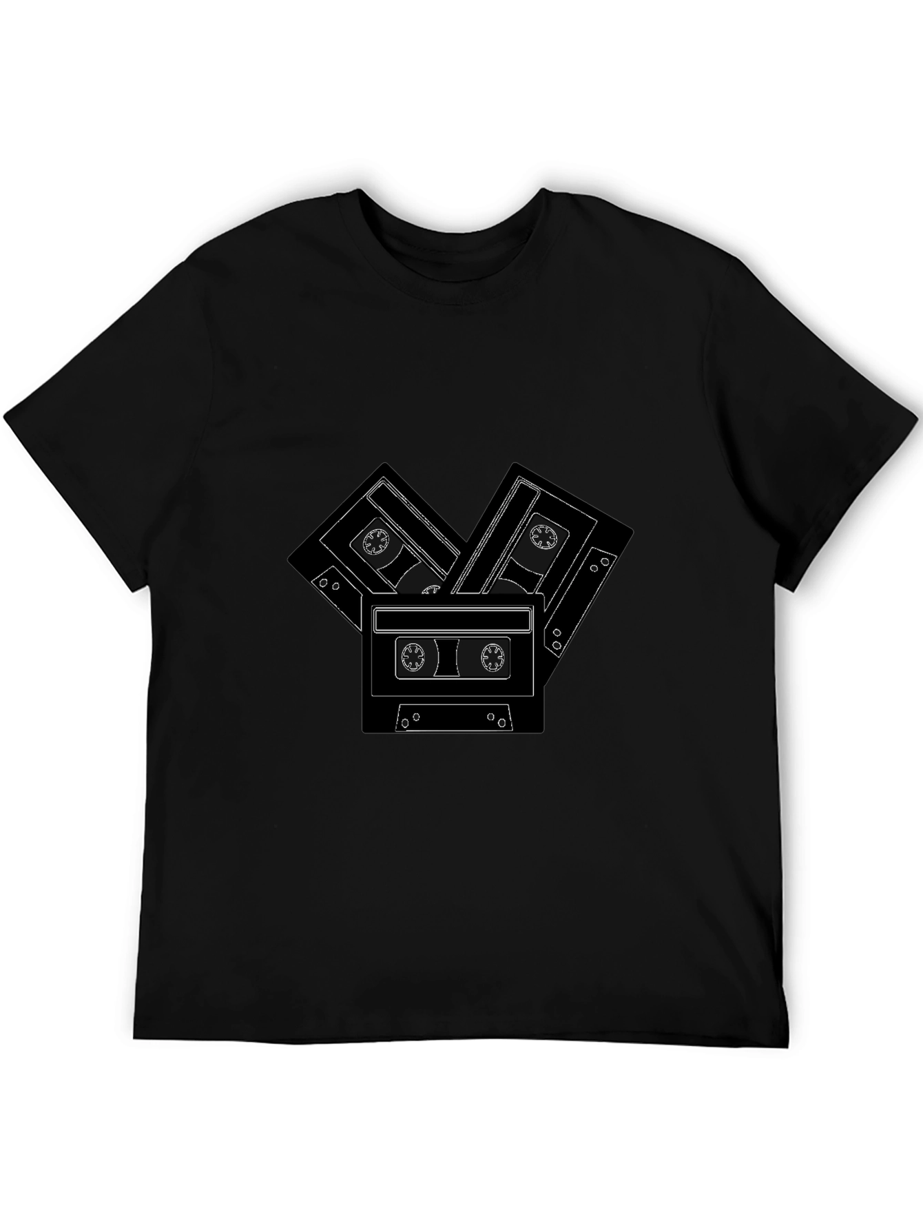 Retro Cassette Tape Graphic T-Shirt