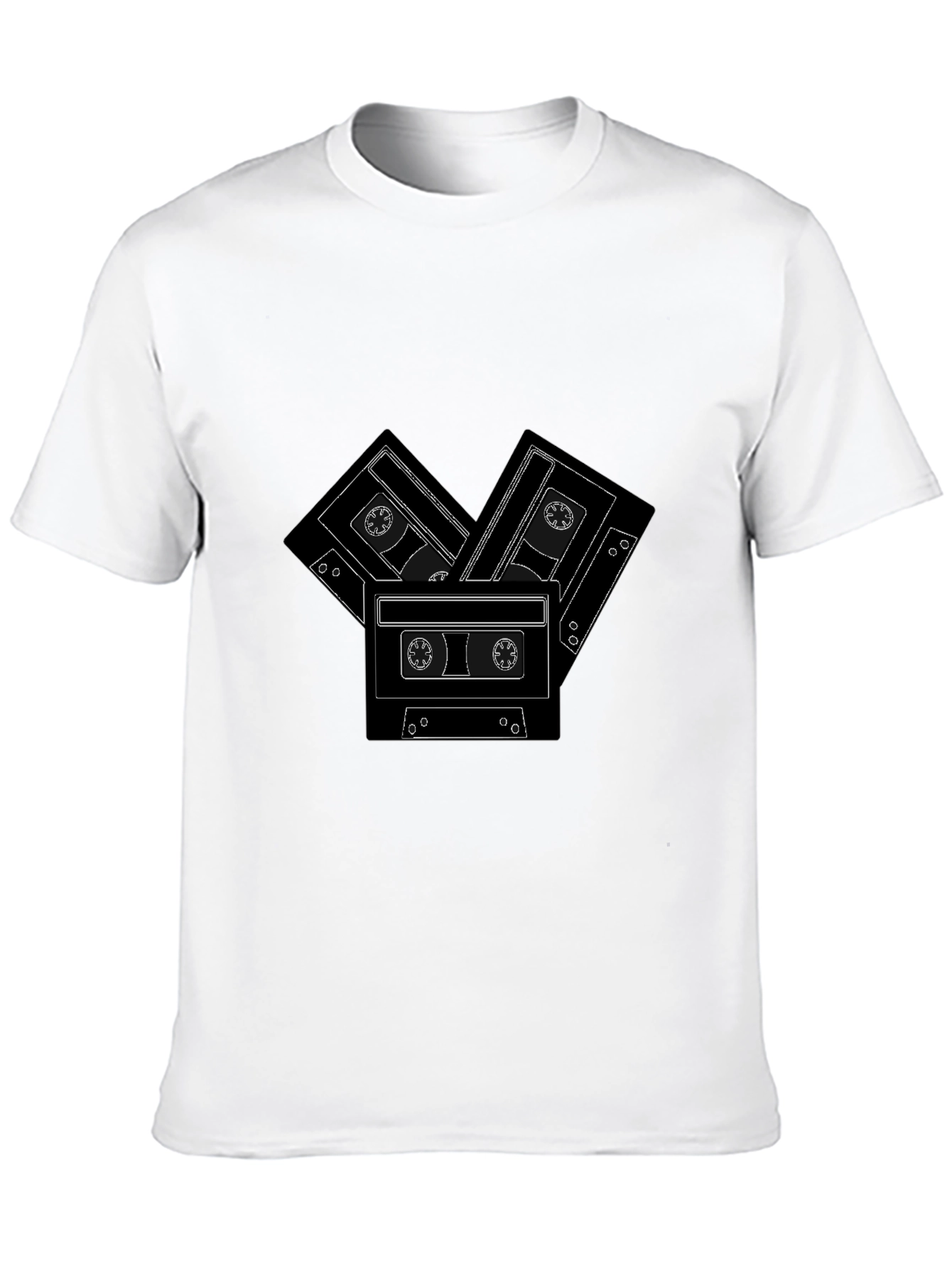 Retro Cassette Tape Graphic T-Shirt