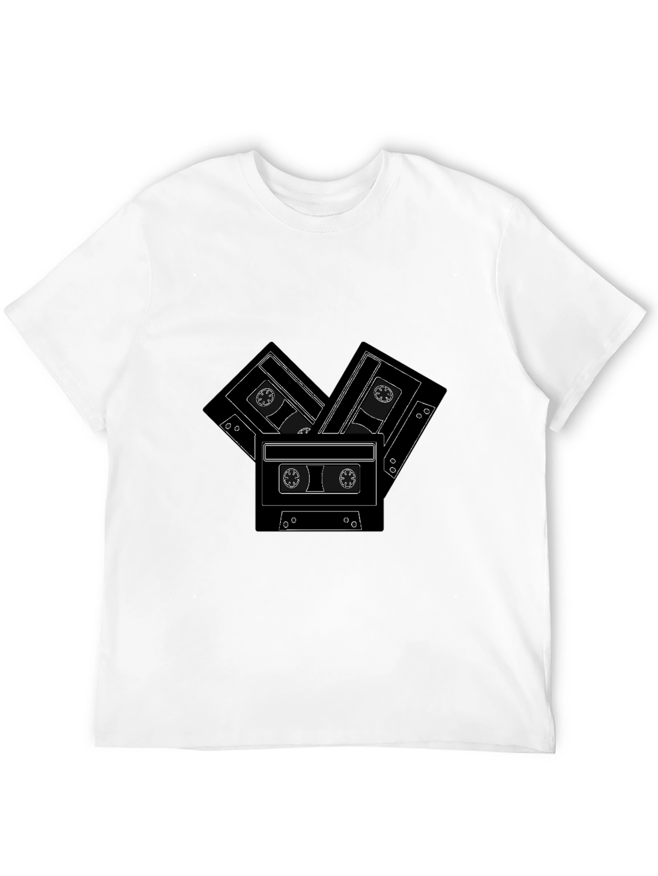 Retro Cassette Tape Graphic T-Shirt