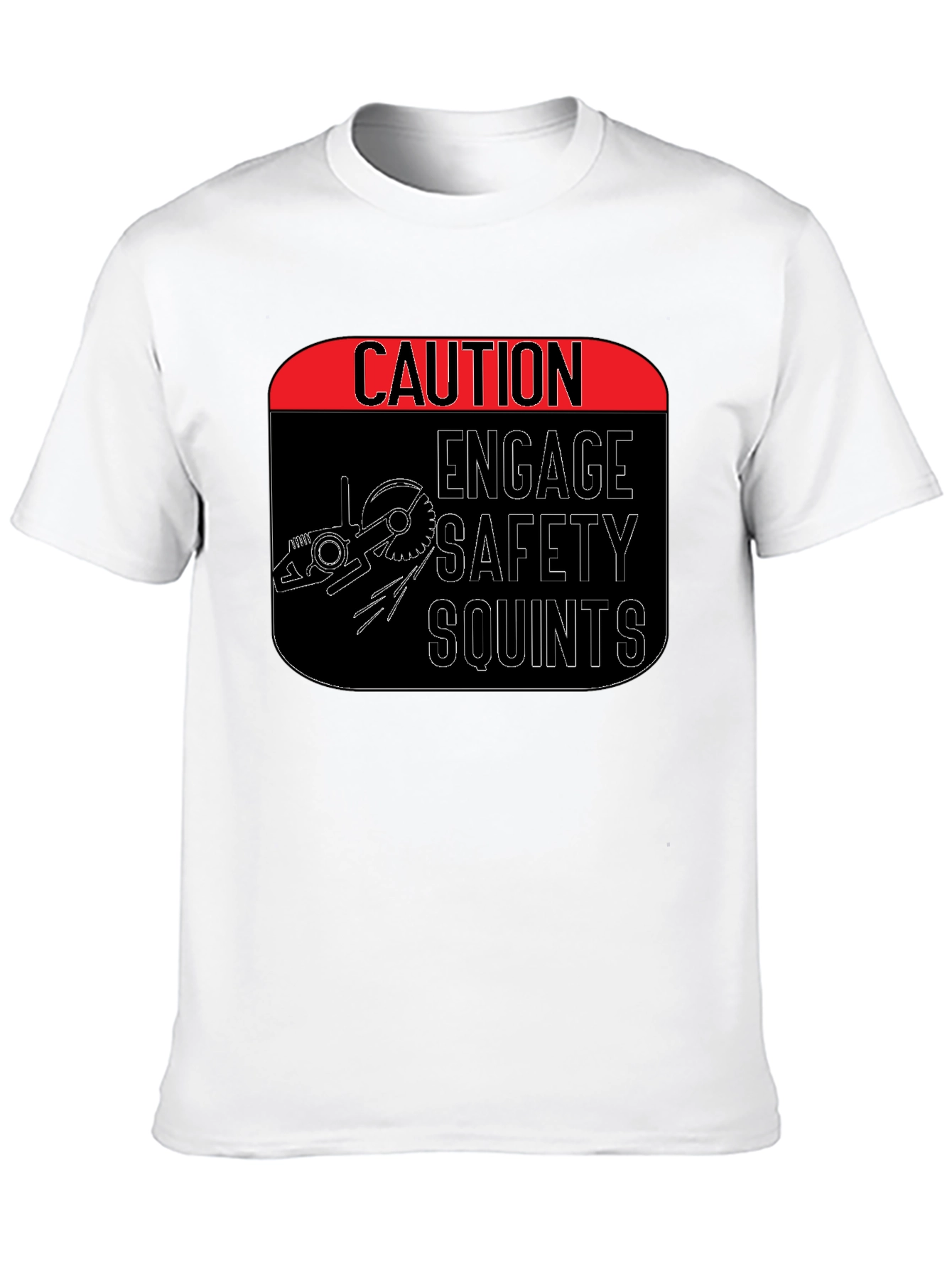 Caution Engage Safety Squints T-Shirt