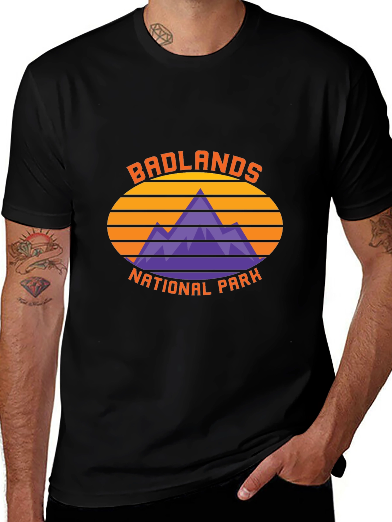 Badlands National Park Retro T-Shirt
