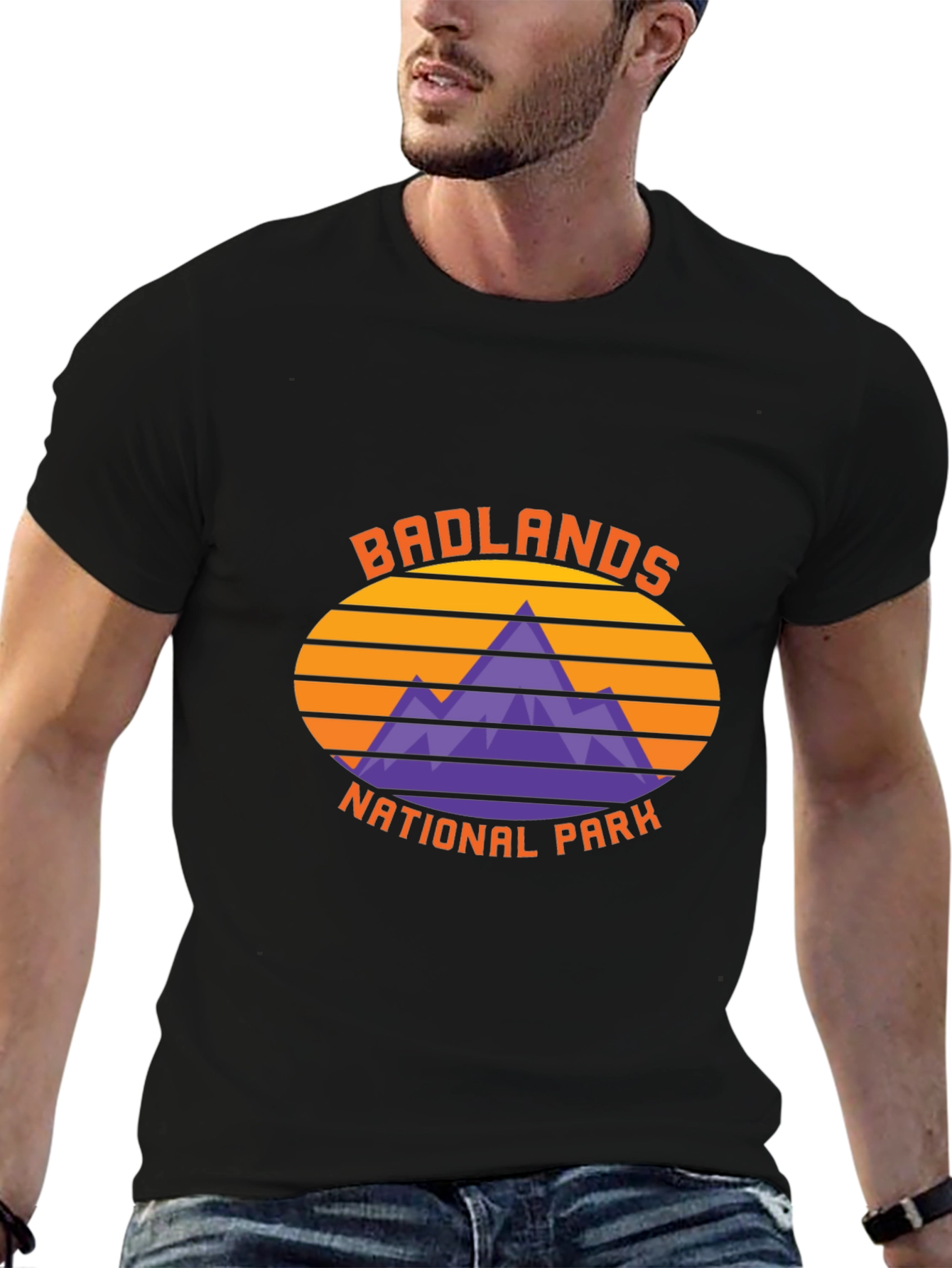 Badlands National Park Retro T-Shirt