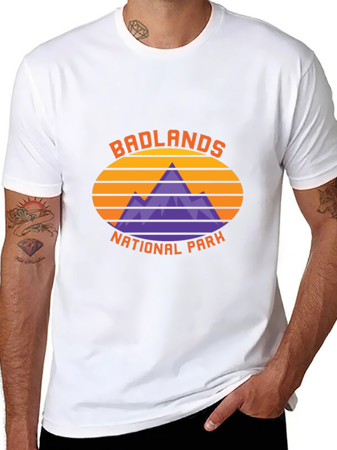 Badlands National Park Retro T-Shirt