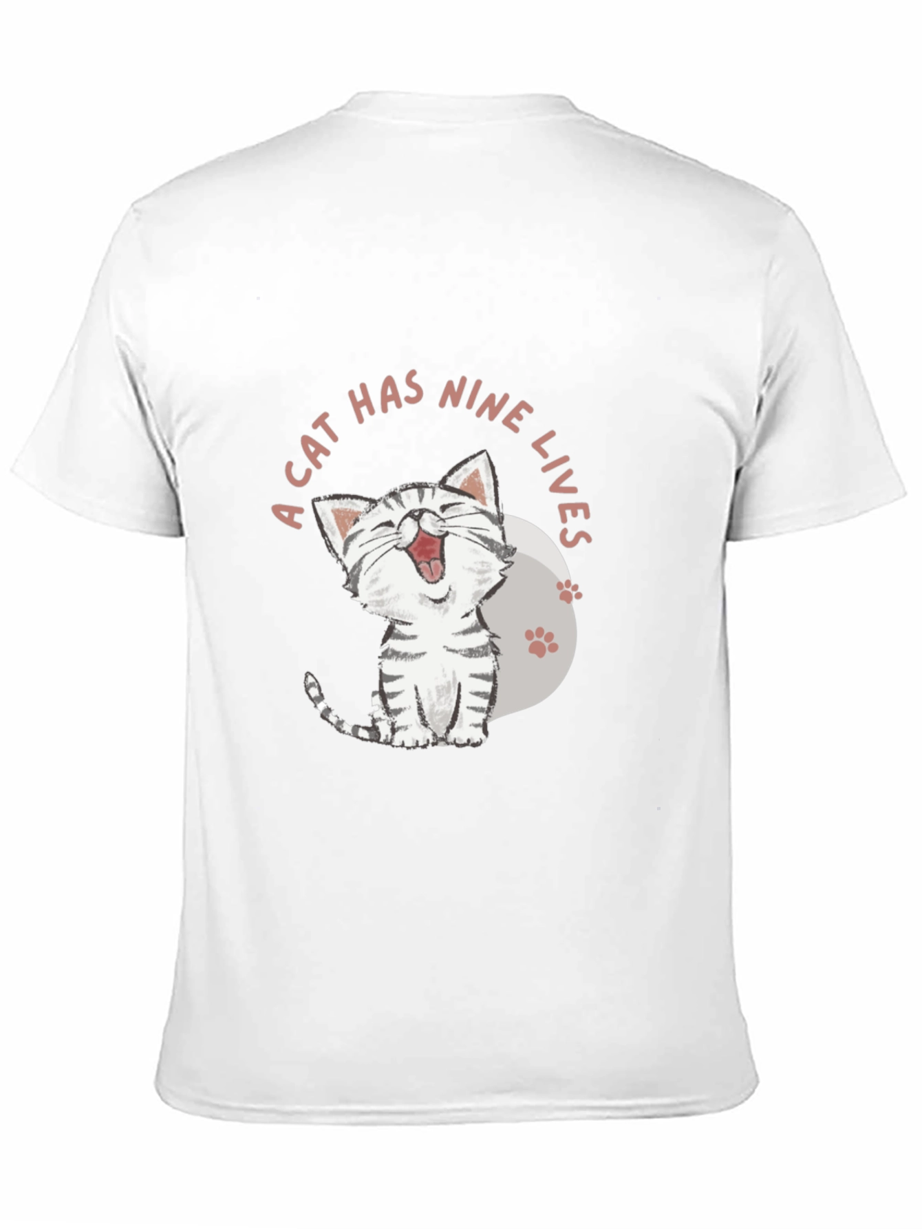 Cat Has Nine Lives Graphic Tee