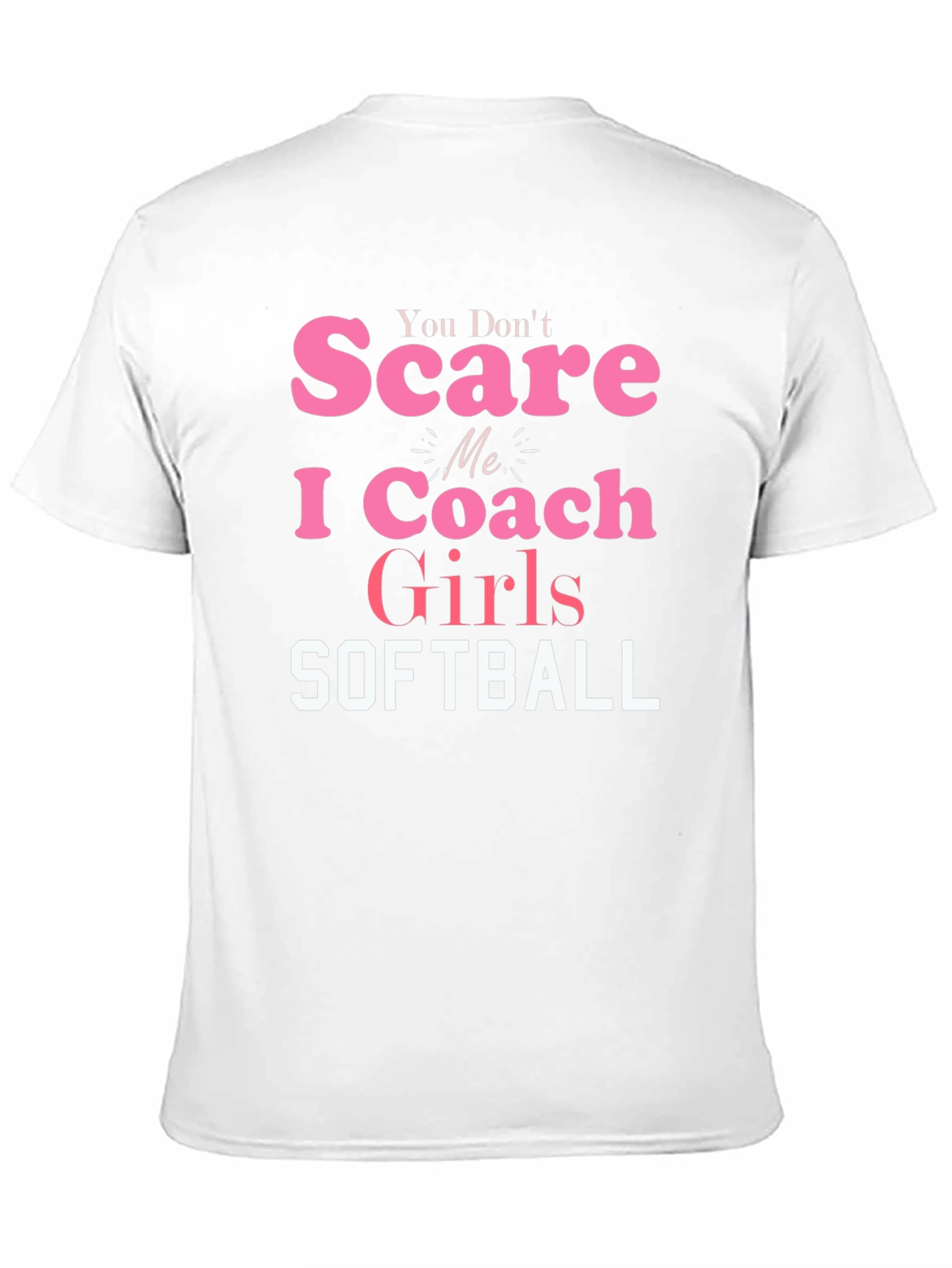 Funny Girls Softball Coach T-Shirt