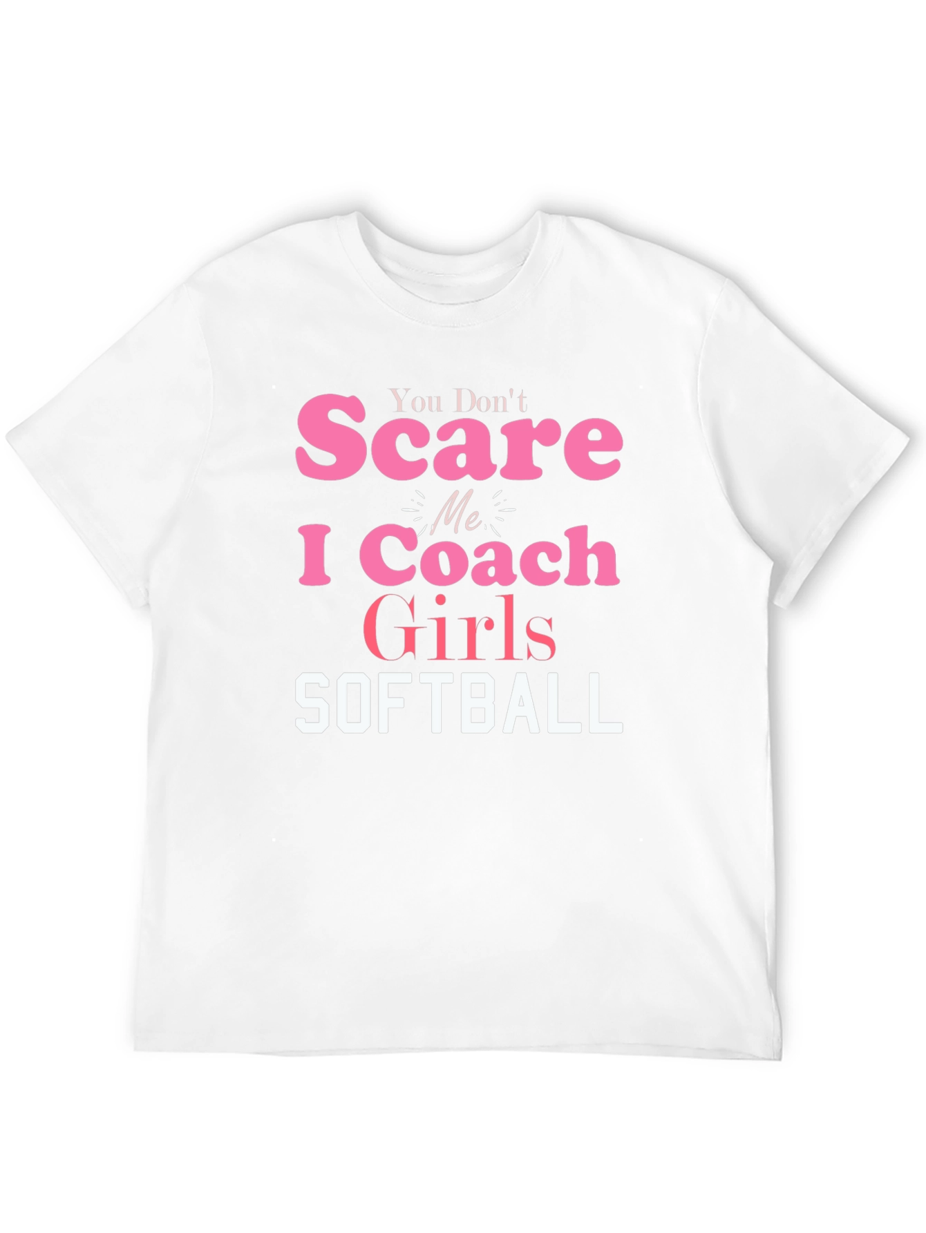 Funny Girls Softball Coach T-Shirt