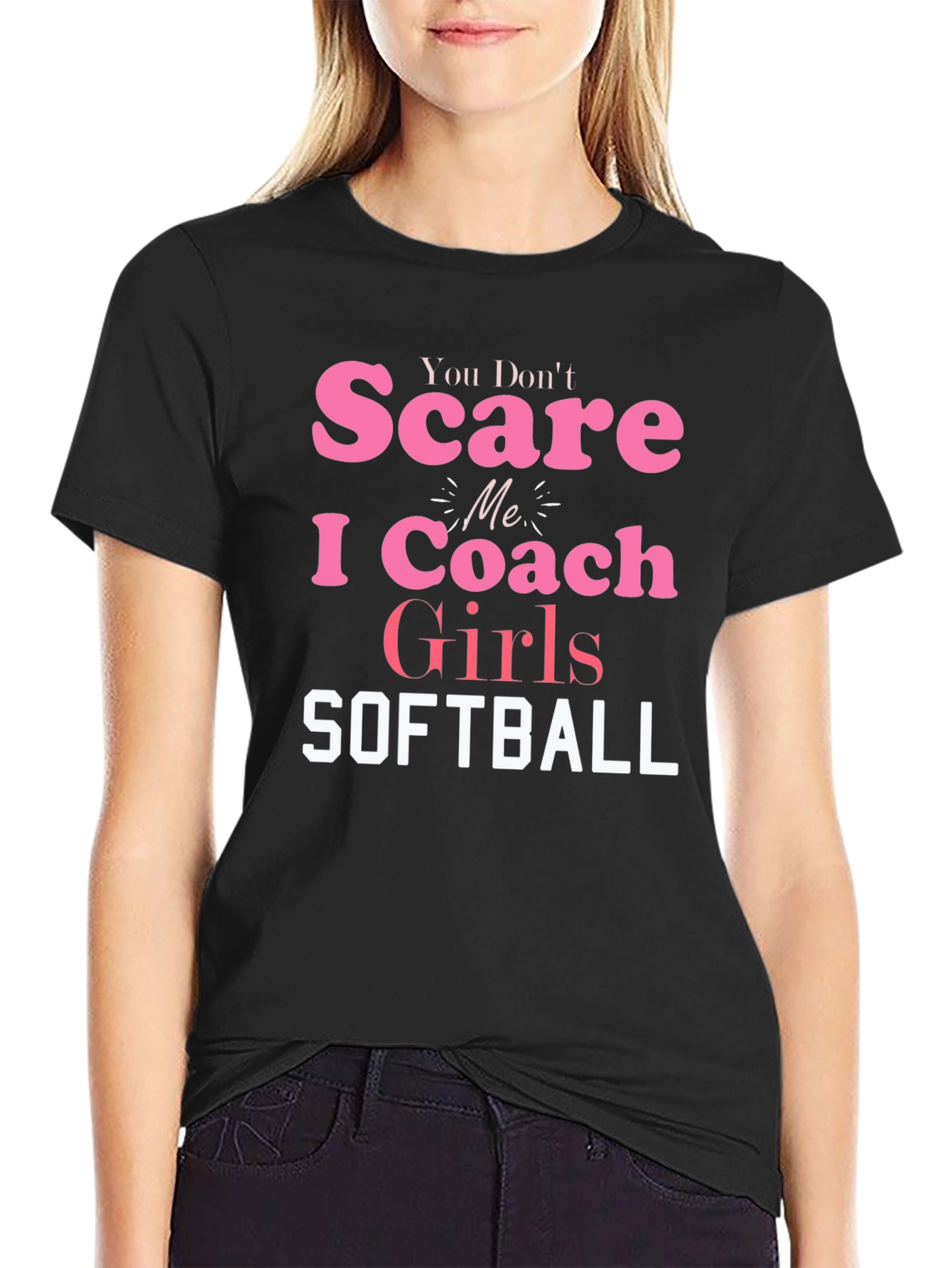 Funny Girls Softball Coach T-Shirt
